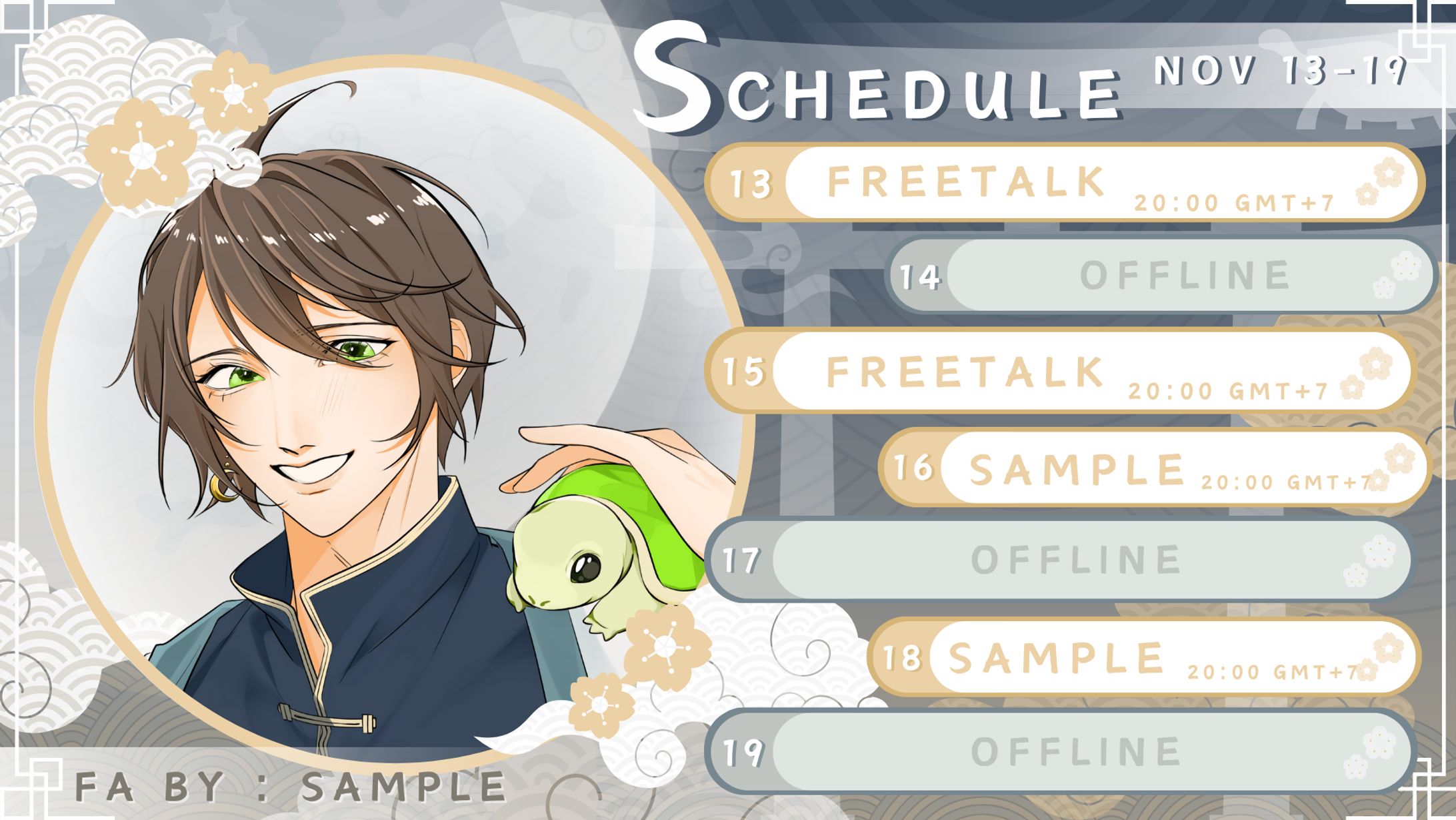 Moonwalk Stream schedule-1