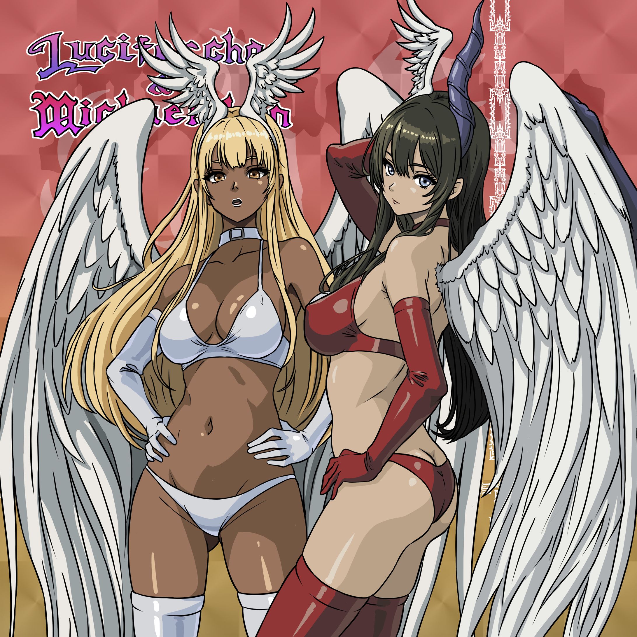 悶絶シールコレクション Lucifer chan & Michael chan SP 4種セット-1