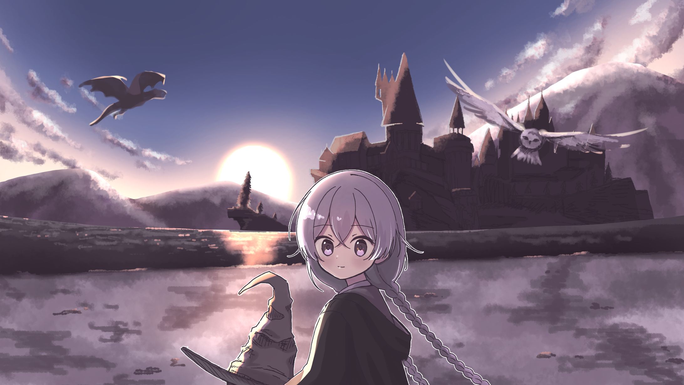 【コミッション】「君を待つ城」MVイラスト-1