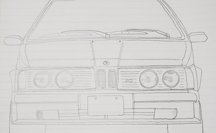 BMW E26 6シリーズ M Technic フロントデザイン