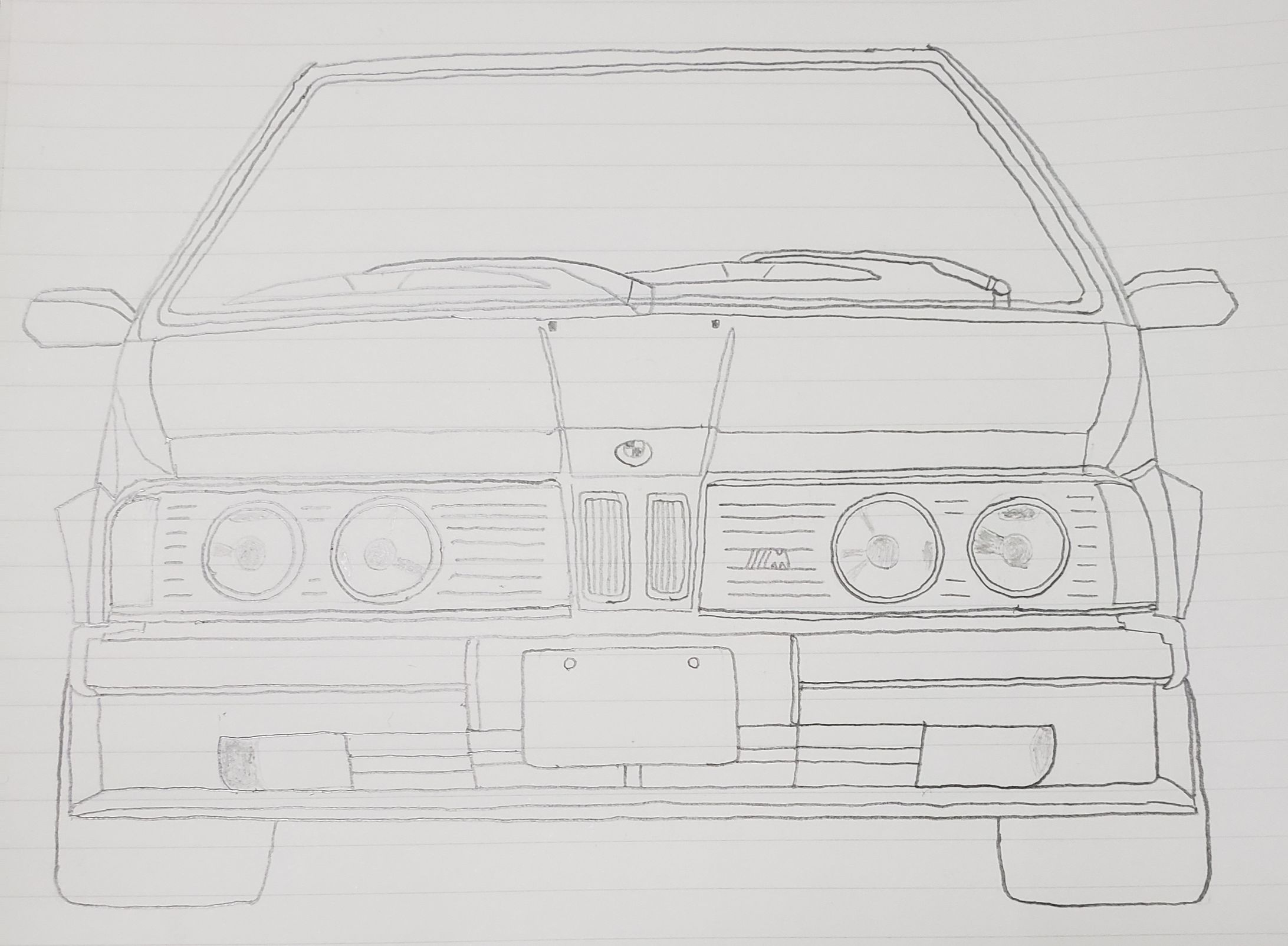 BMW E26 6シリーズ M Technic フロントデザイン-1