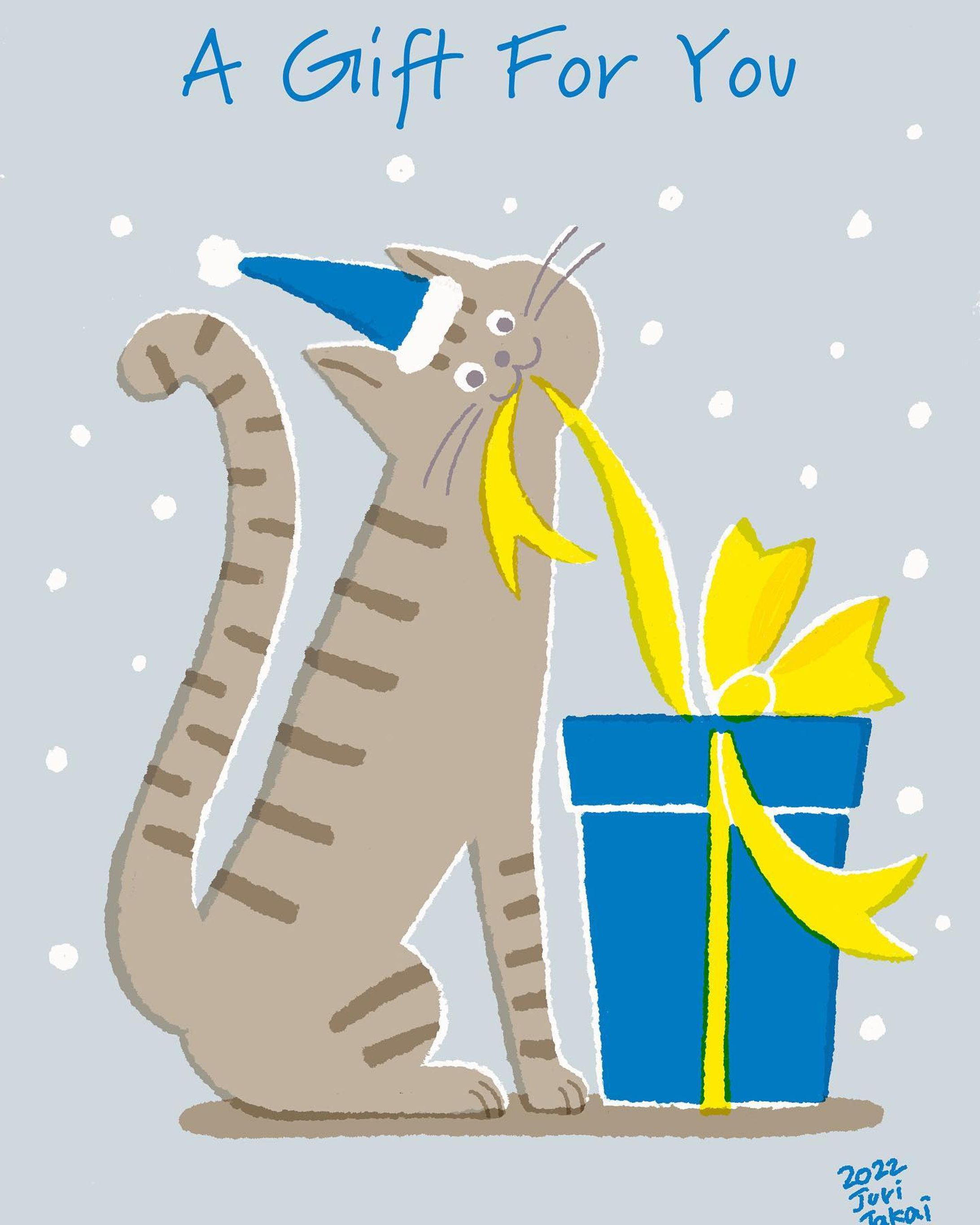 A Gift for you

#christmas #cat #catsofinstagram 
#adobephotoshop #happyholidays 
#animalillustration #illustration 
#artwork #illustrationartists 
#giftbox #クリスマス #クリスマスプレゼント 
#猫 #イラスト #イラストレーター 
#高井じゅり #1日1絵-1