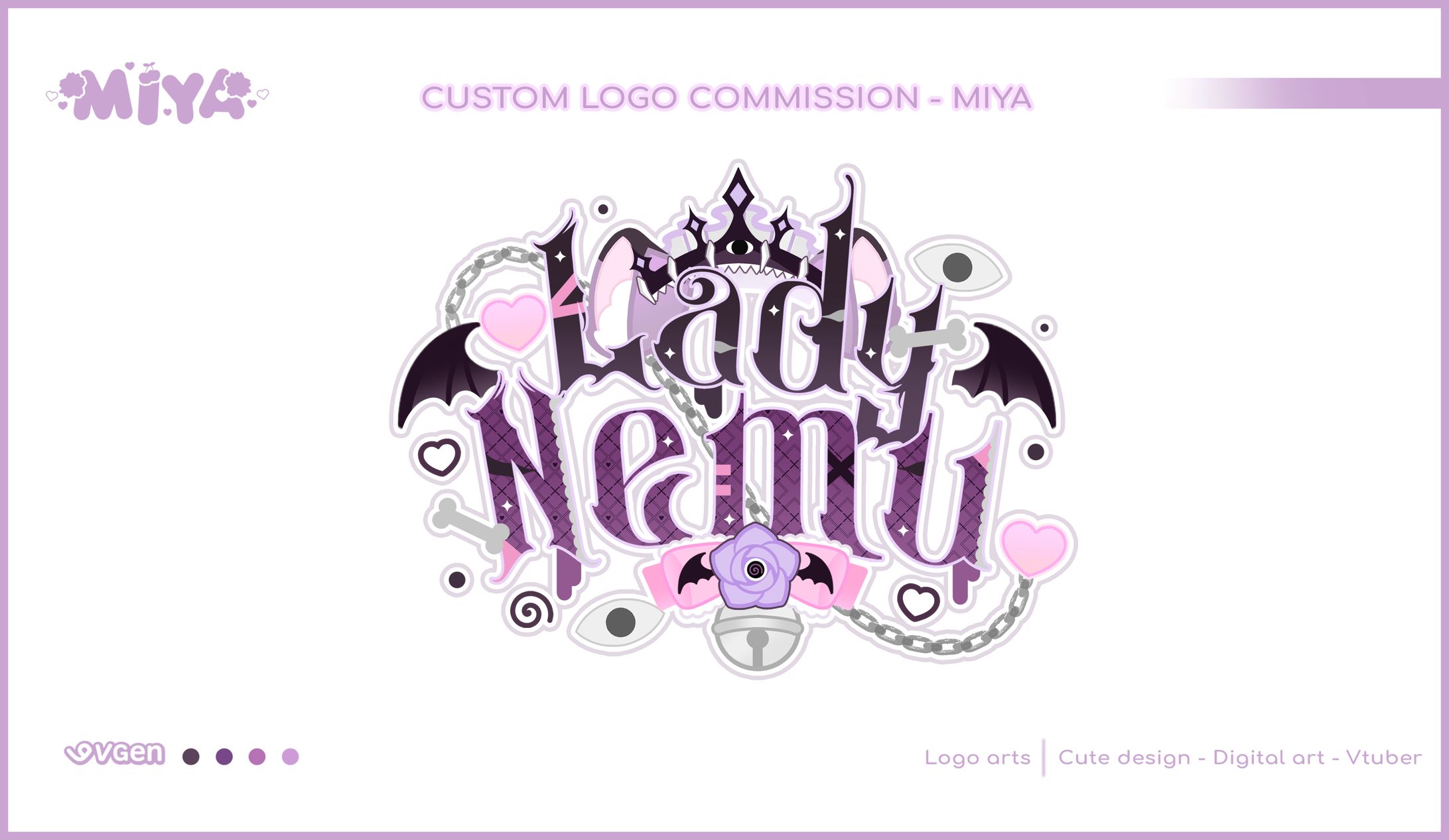 Lady Nemu Custom Logo-1