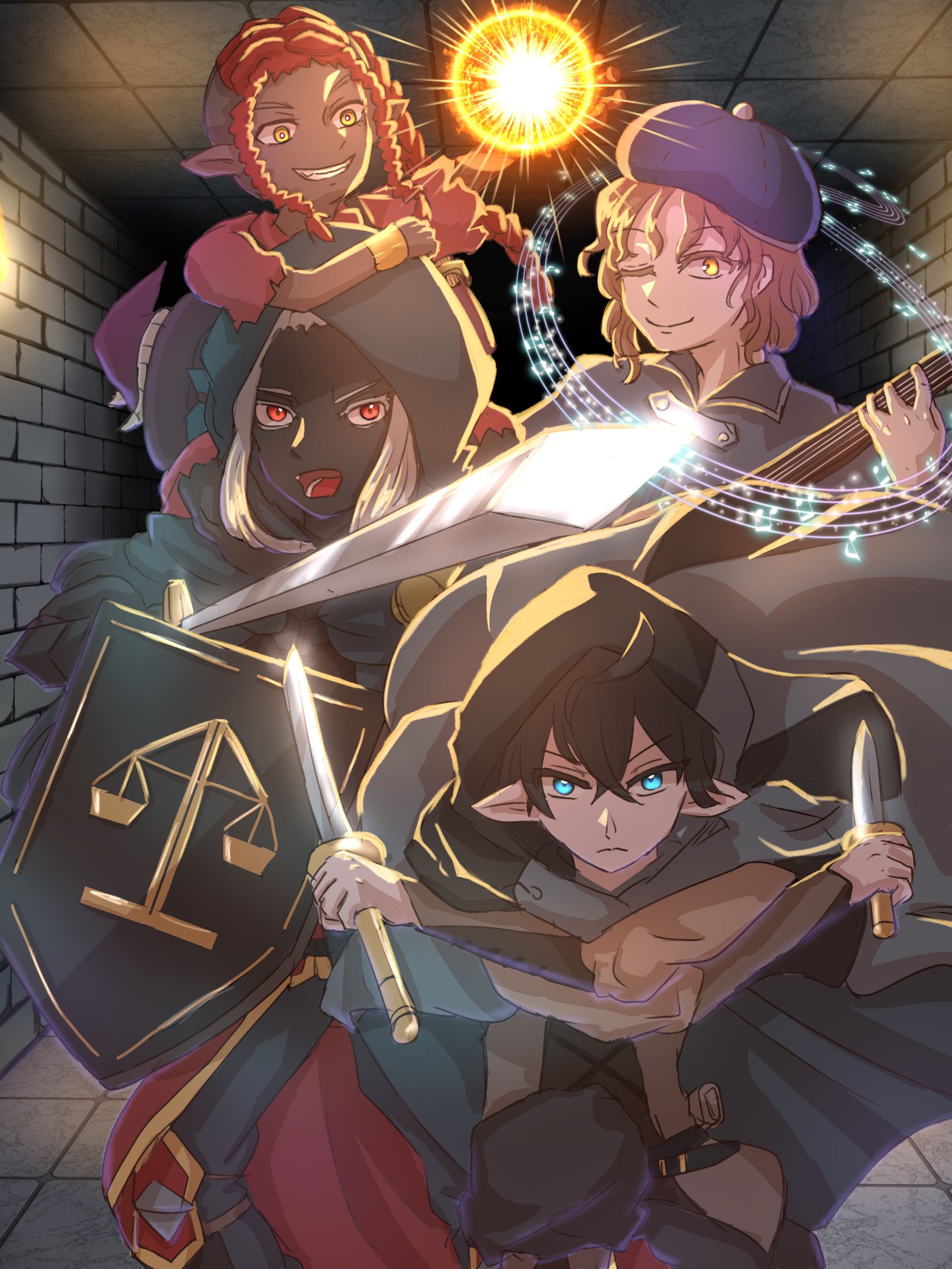 ゲーム完走記念イラスト　-1
