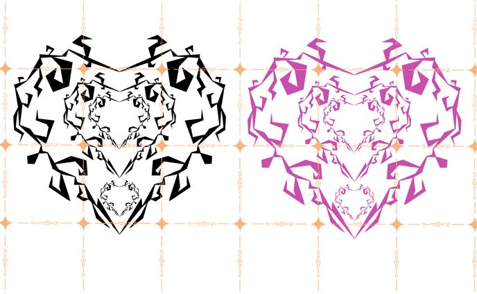 ジグザグハートSample