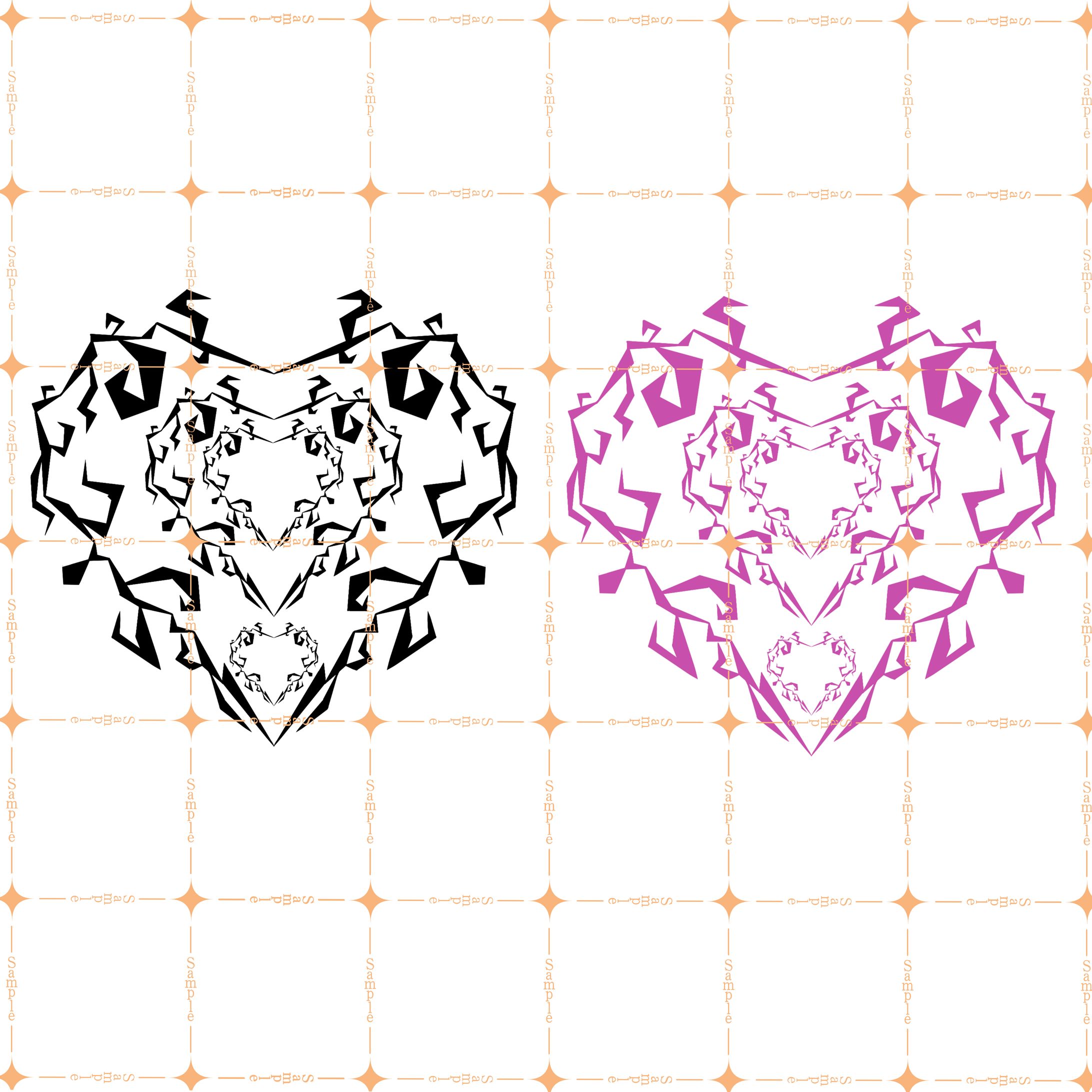 ジグザグハートSample-1