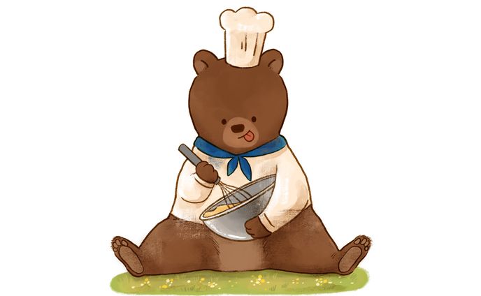 サロンデュショコラ出店・クッキー缶パッケージイラスト