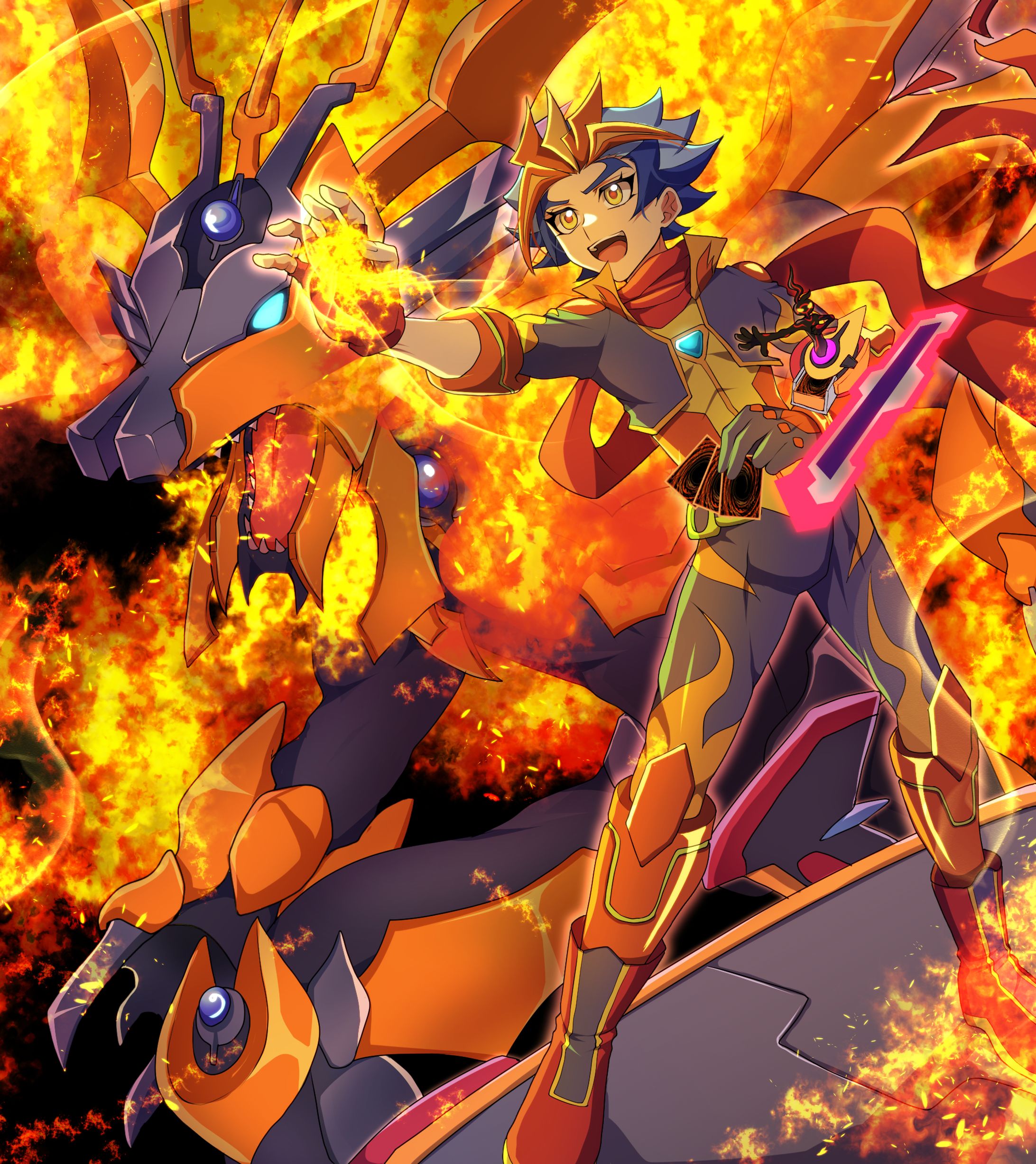 【二次創作】アニメ塗りキャラエフェクト付きイラスト-1