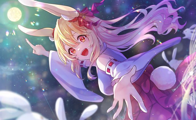 月と兎と兎巫女