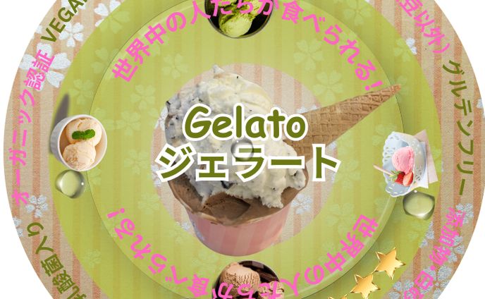 ジェラート カップの蓋