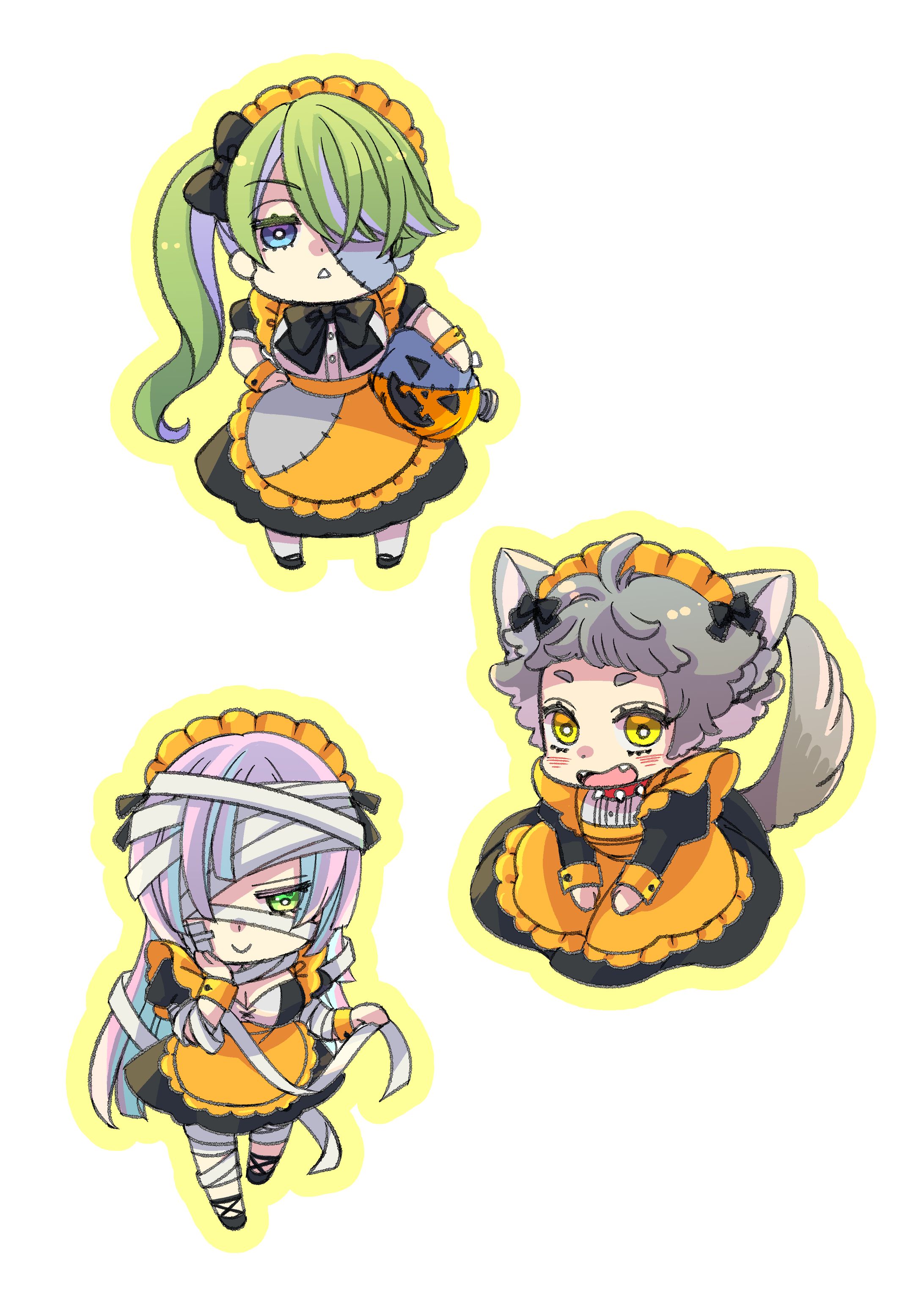 【創作】ハロウィンメイド-1