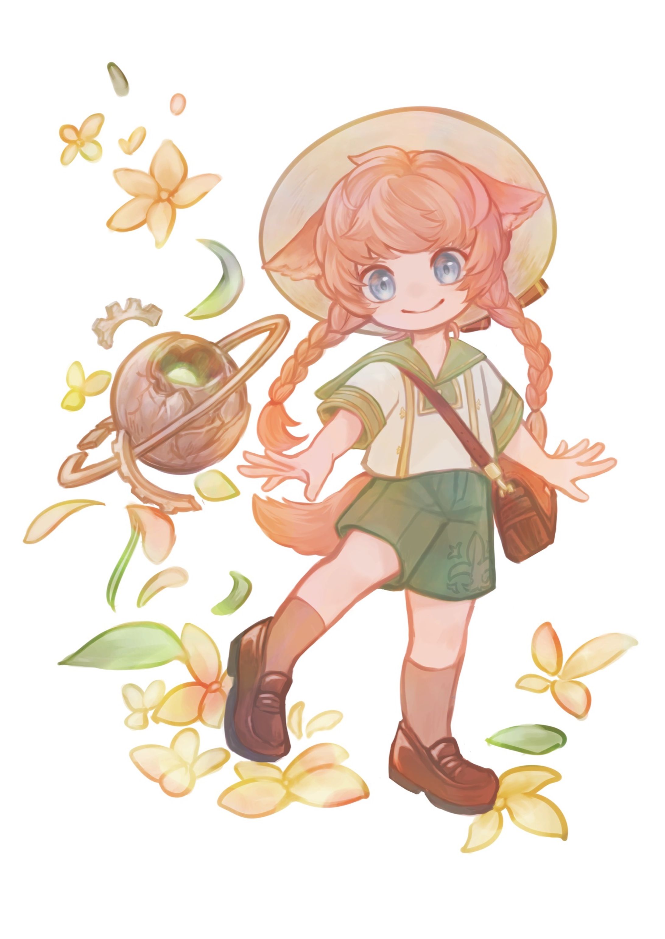 額絵　少女たちと花園　ファンタジー Girls | Arquet