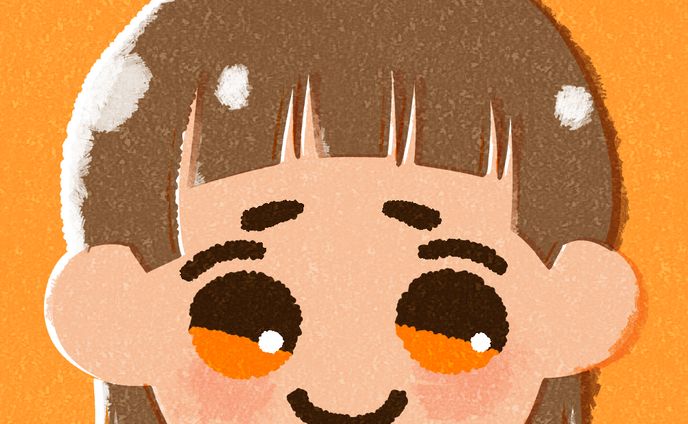 ポップな似顔絵