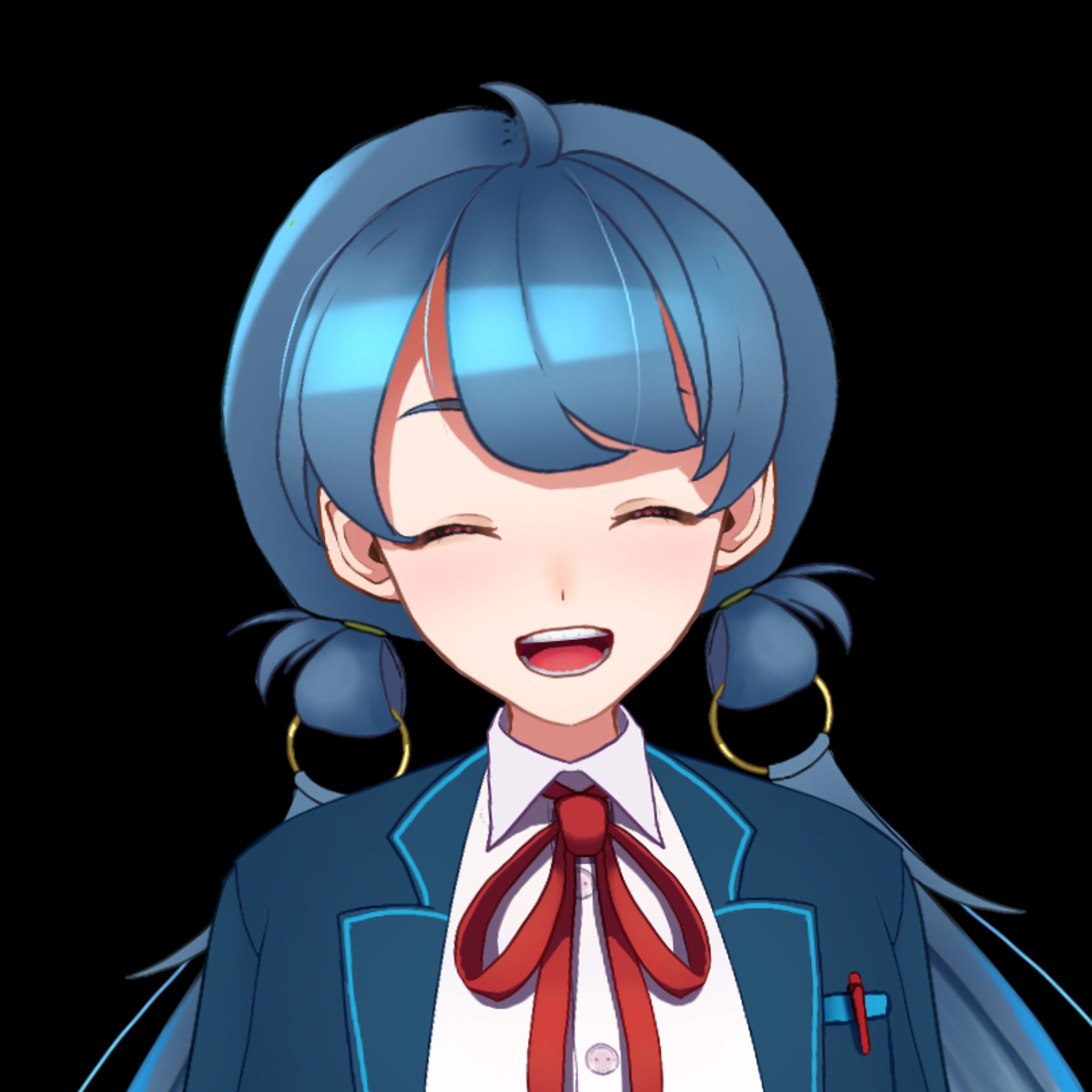 【キャラデザ/Live2D】蒼旗 風夏-1