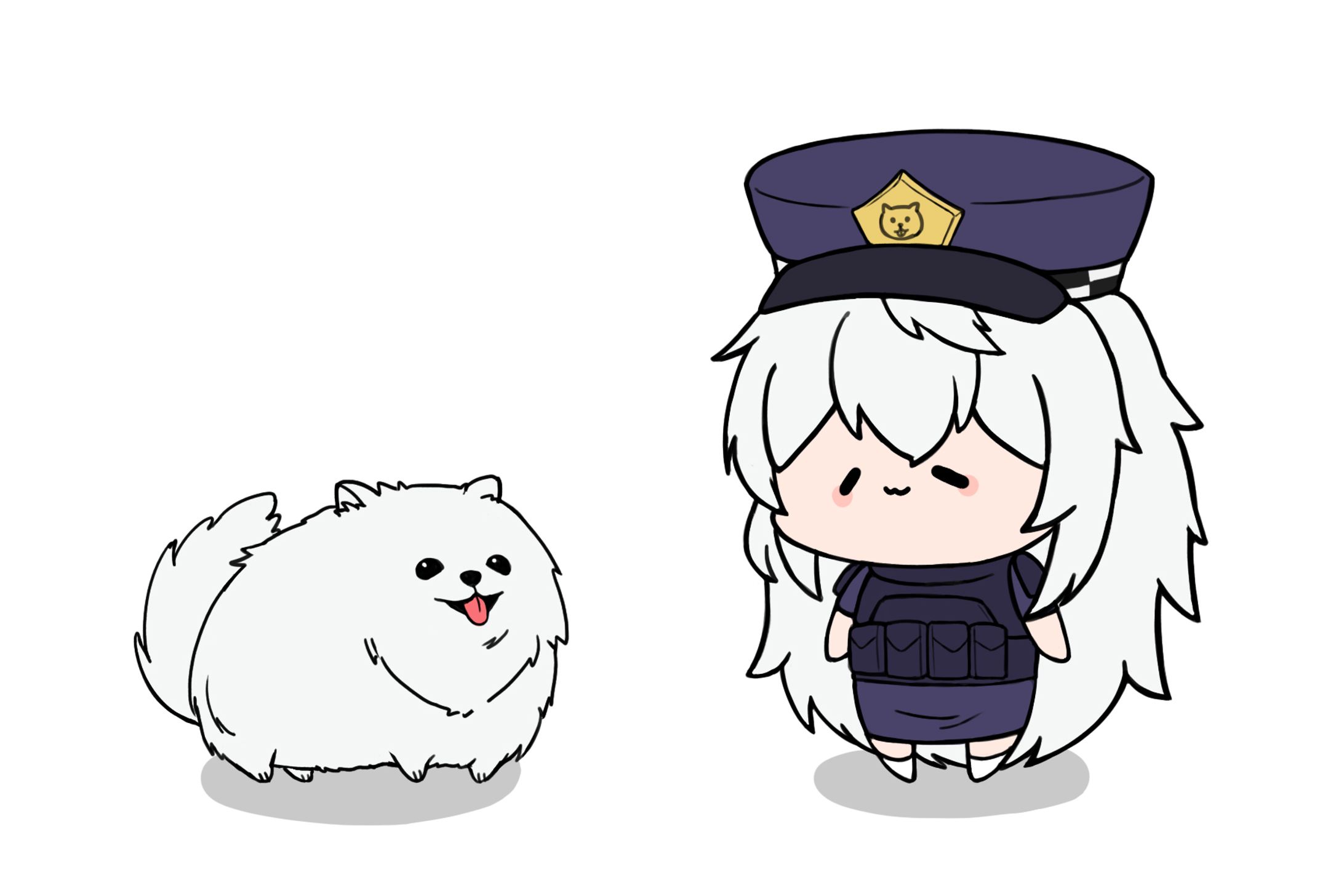 Nikke fanart - Chibi Poli-1