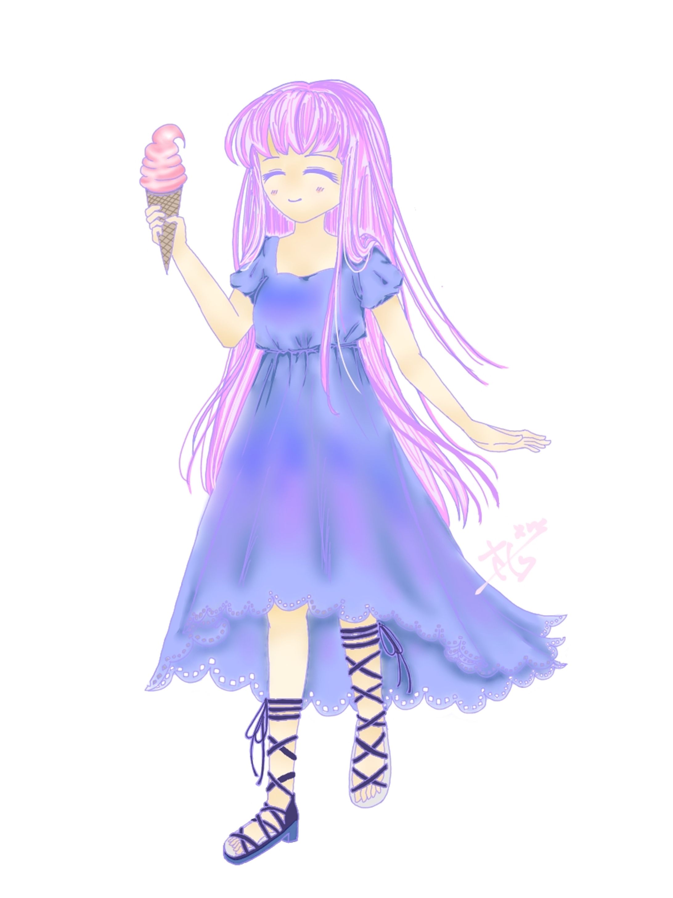 デジタルイラストsample画像⑩-1