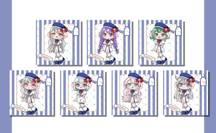 マリン量産イラスト こあ様、丹楽田まある様、呑田くれい様、ぴか様、凪白ねおん様、ずぼら様、ゆーり様