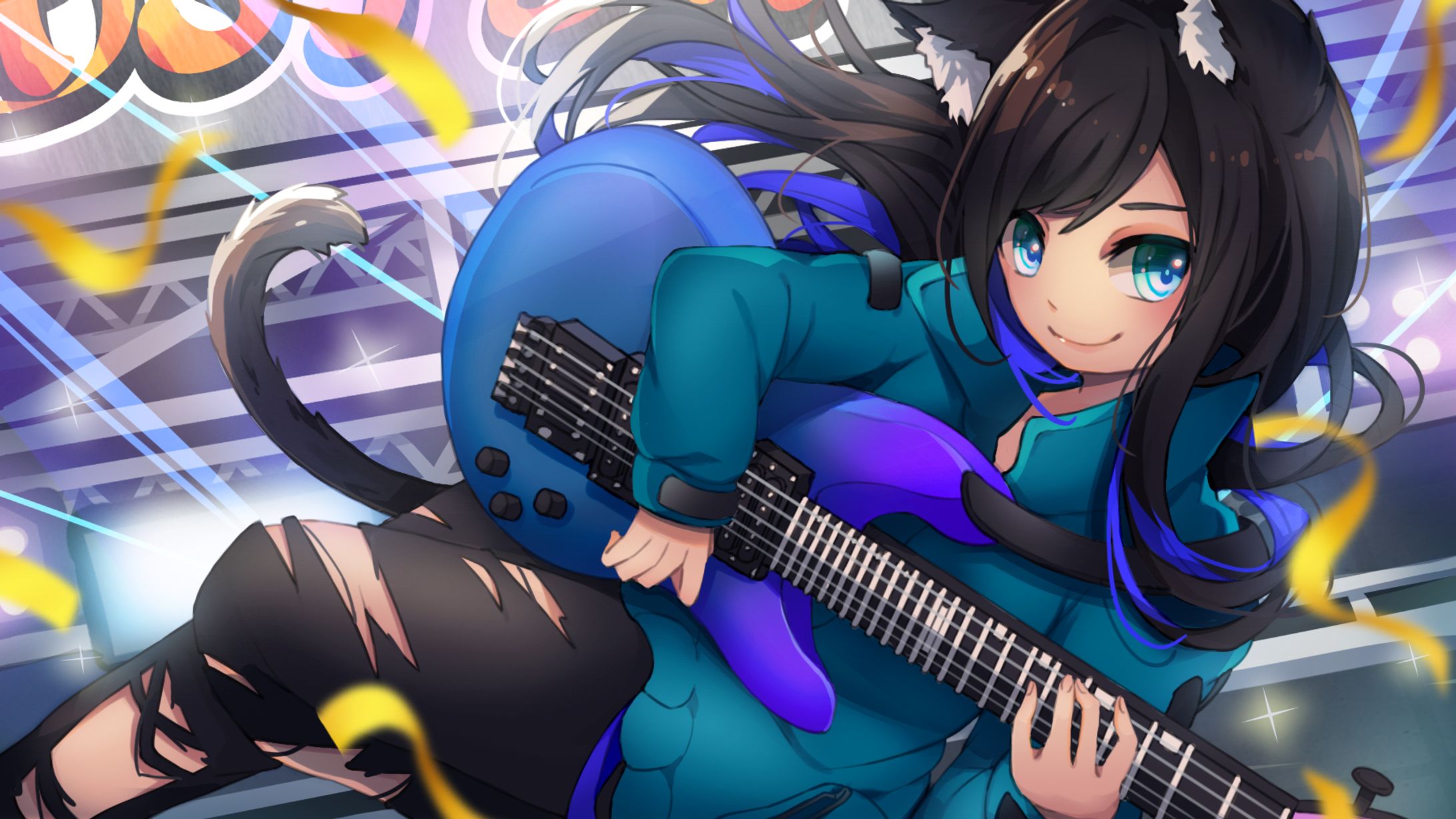 創作バンド_1枚イラスト(Gt.)-1