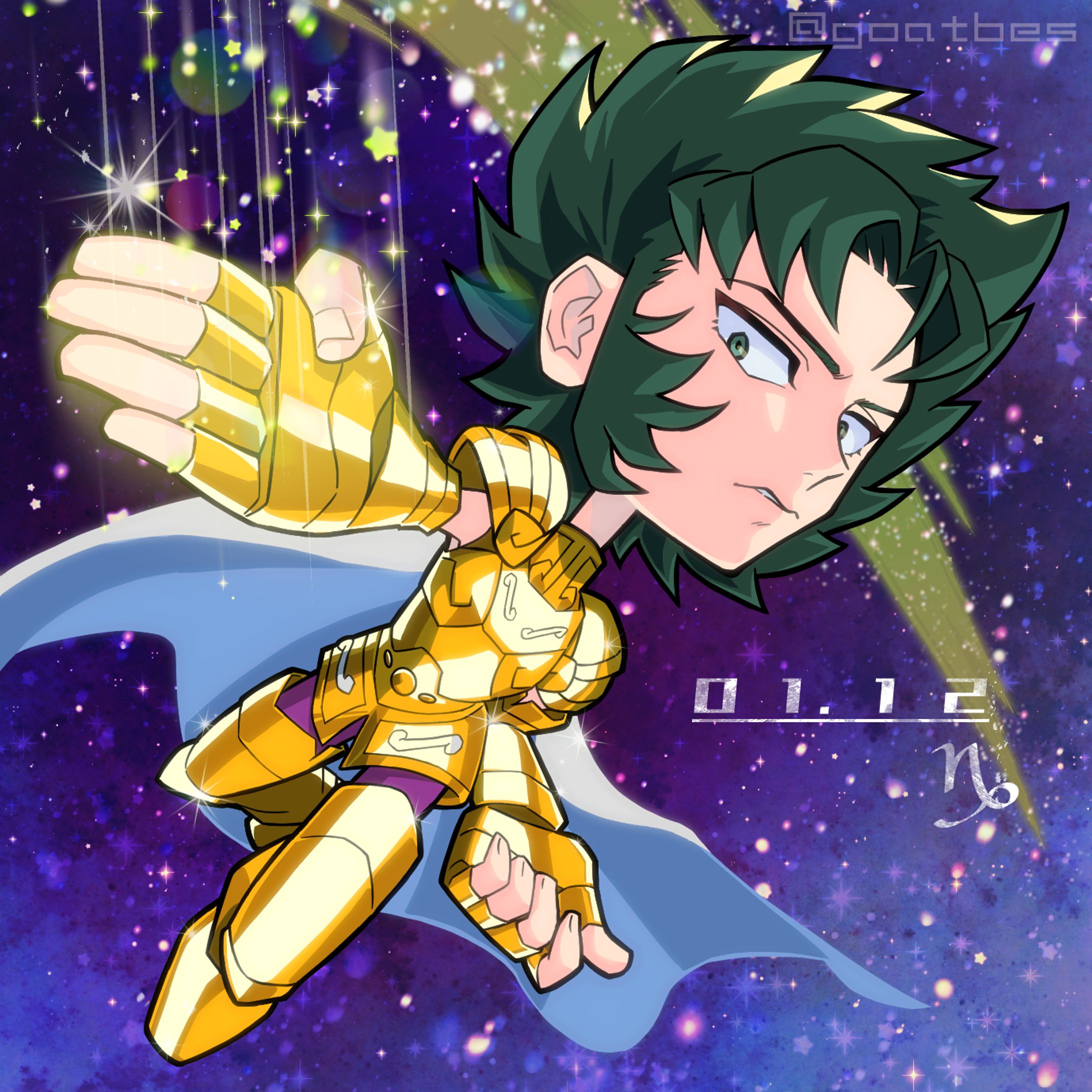 ファンアート　聖闘士星矢　山羊座シュラ-1