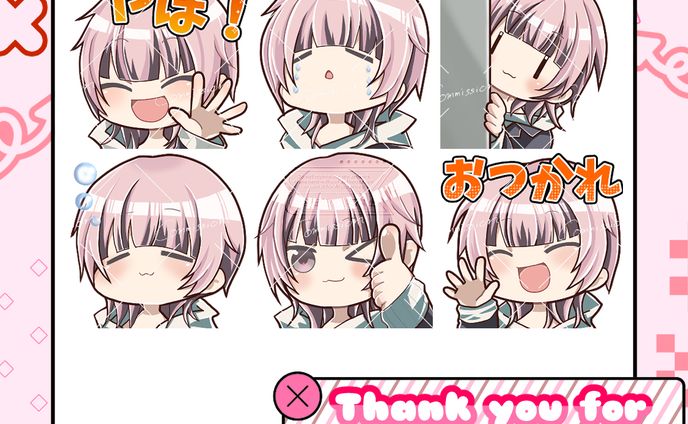 DizzyMew*様　Twitchスタンプ