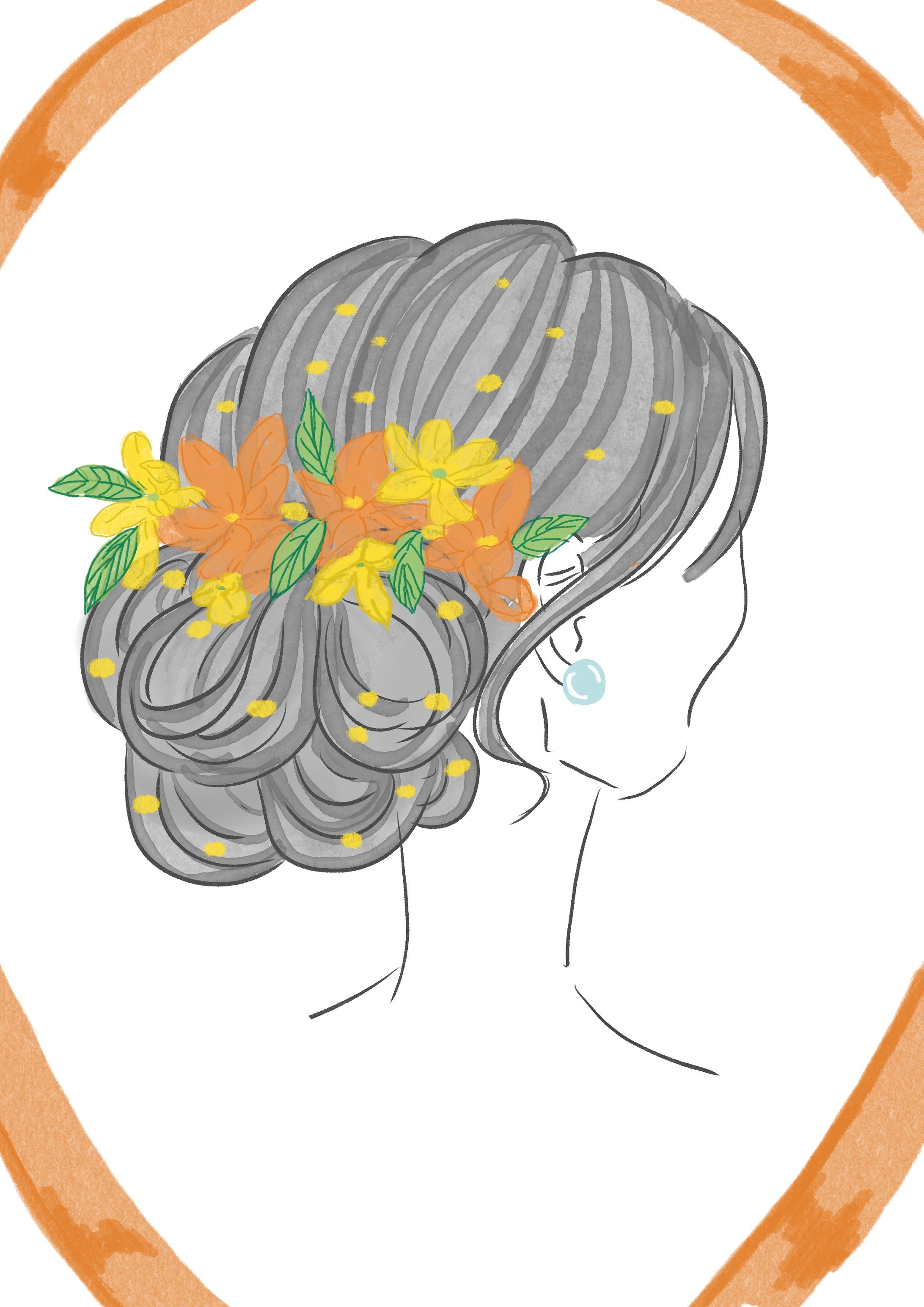 ウェディング挿絵イラスト-1