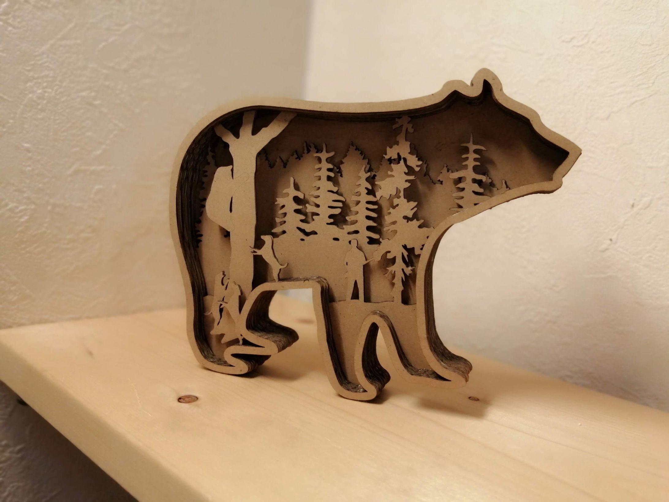 Laser｜レイヤーアート bear-1