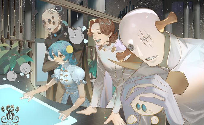 Cosmic niki  色塗り練習