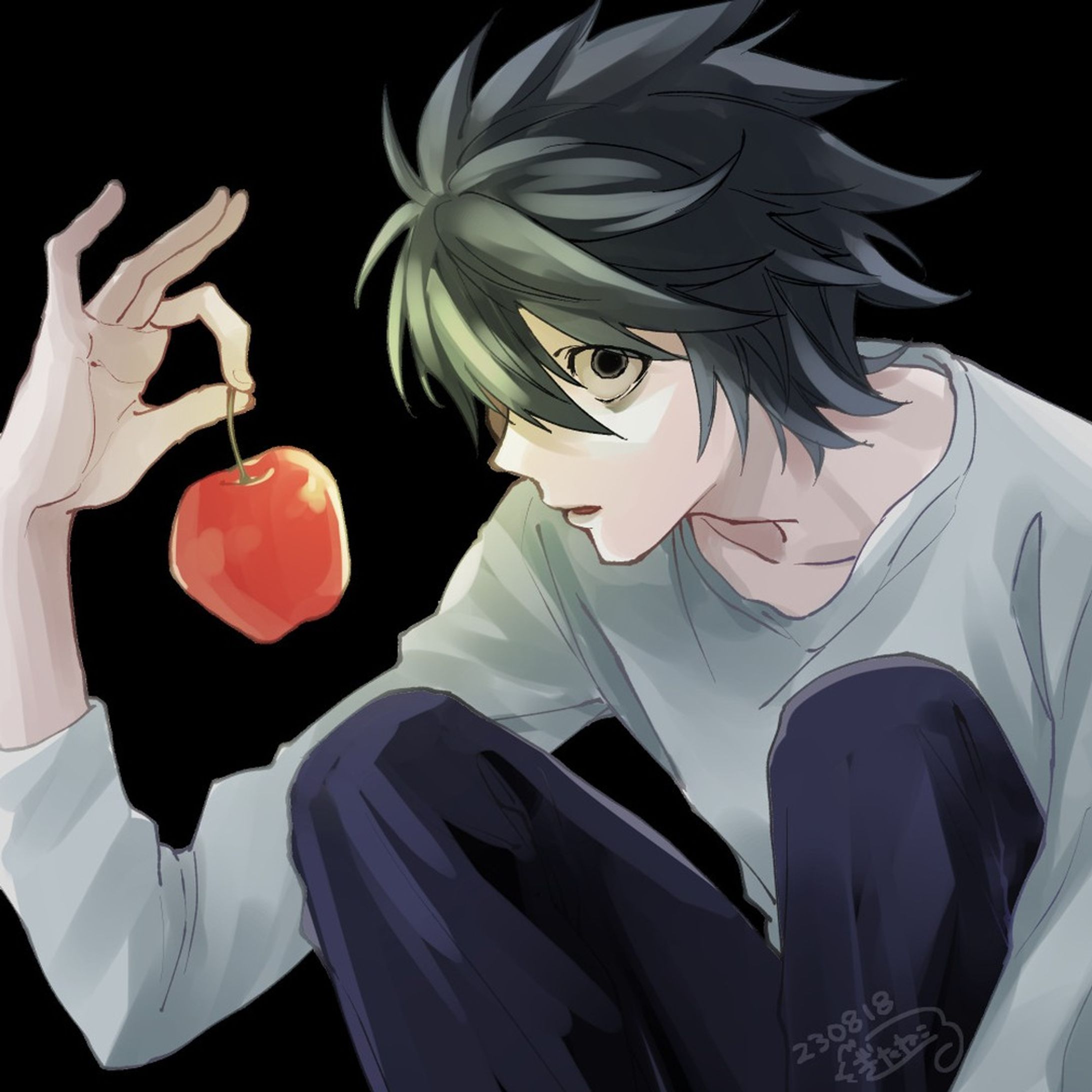 誕生日にリク募集して描いたもの②
デスノート L
#二次創作 #fanart #イラスト #illusutration #デスノート #deathnote #L-1