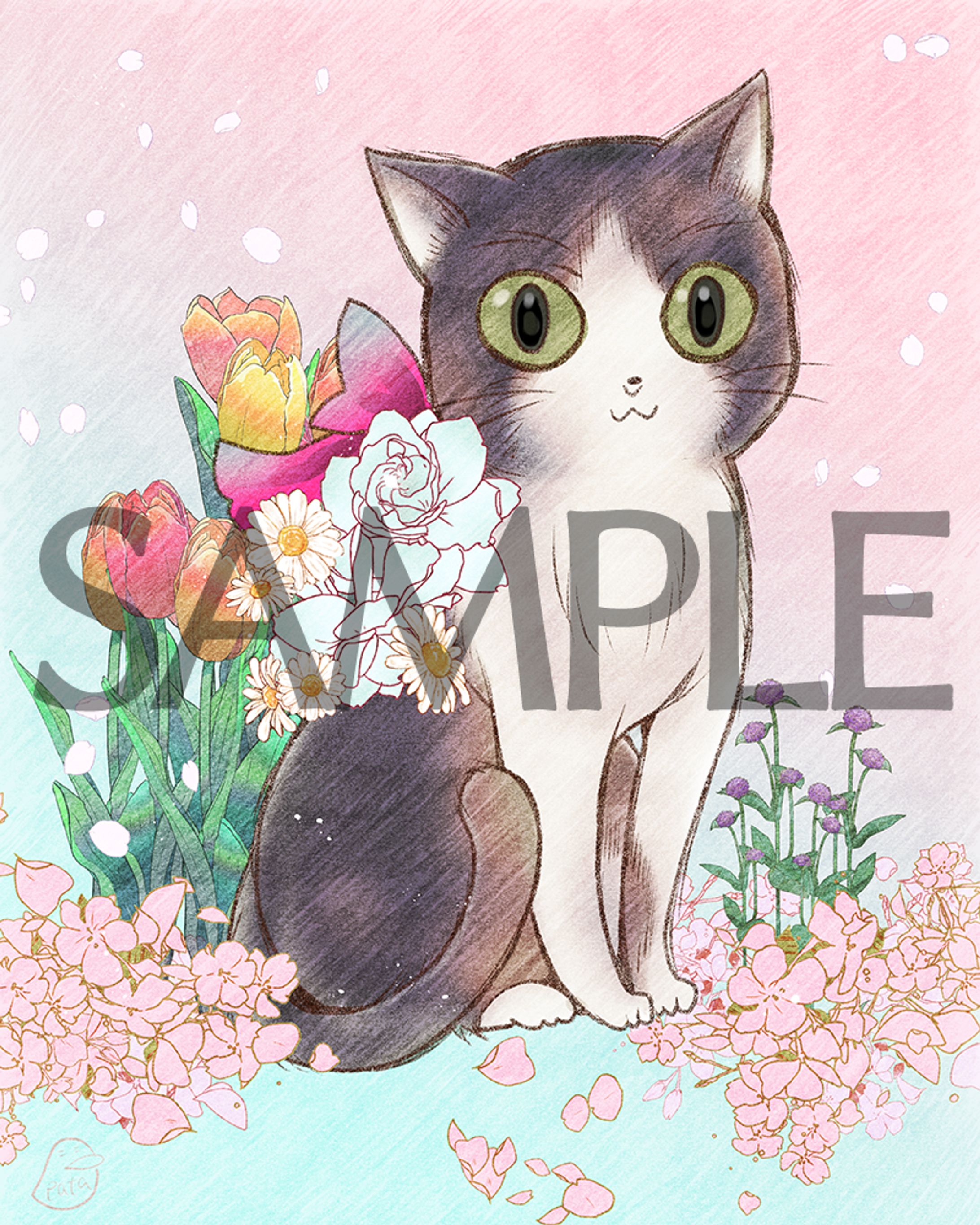 猫のイラスト-1
