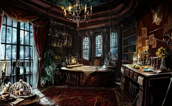 【イラスト】L様配信背景