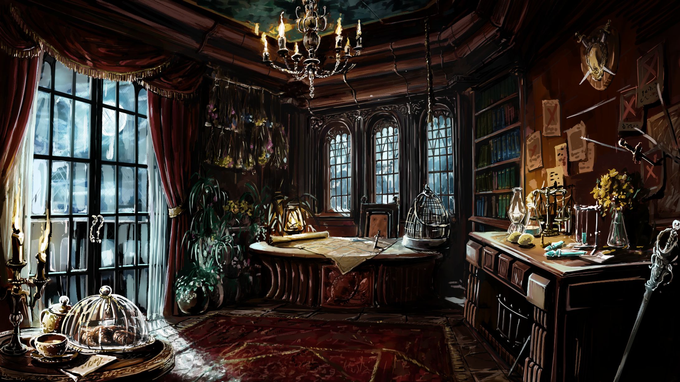 【イラスト】L様配信背景-1