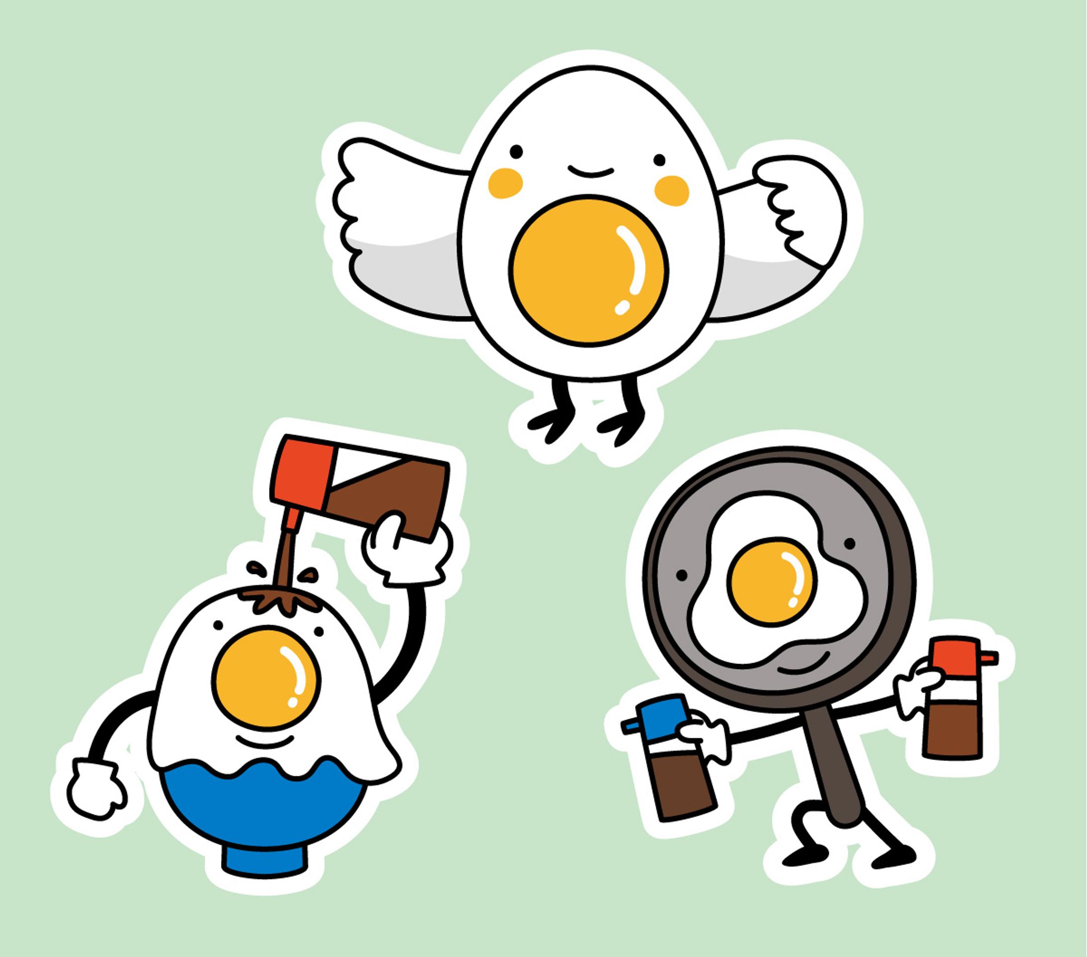 卵のキャラクター-1