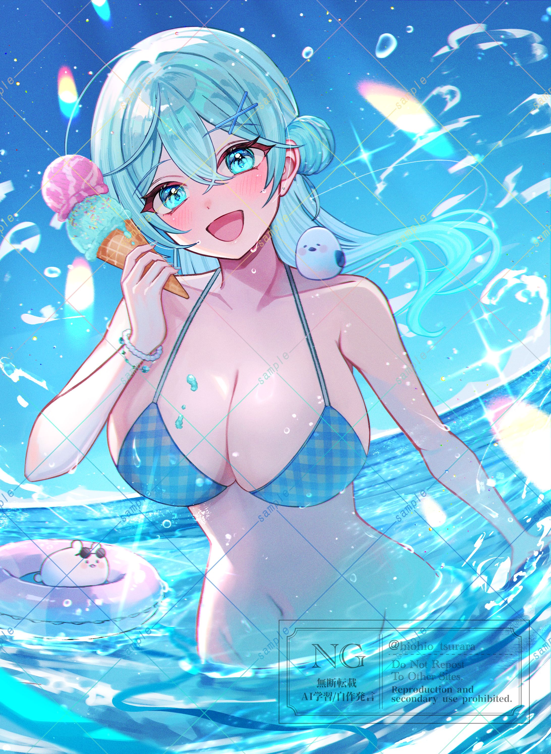 氷緒　水着-1