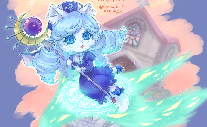 猫獣人のお嬢様　ヴィネットイラスト