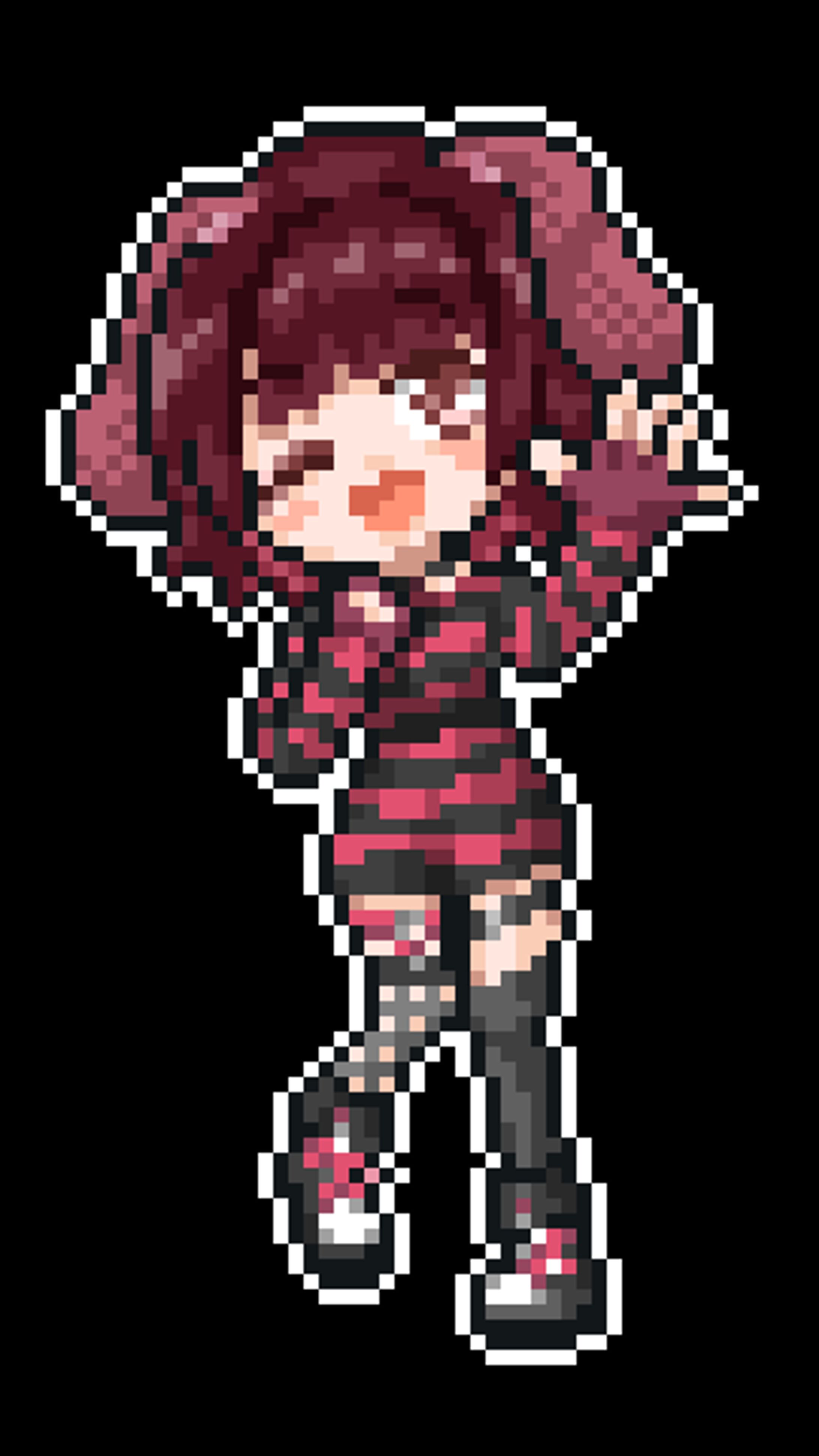 ドット絵 立ち絵 あおいみな様-1