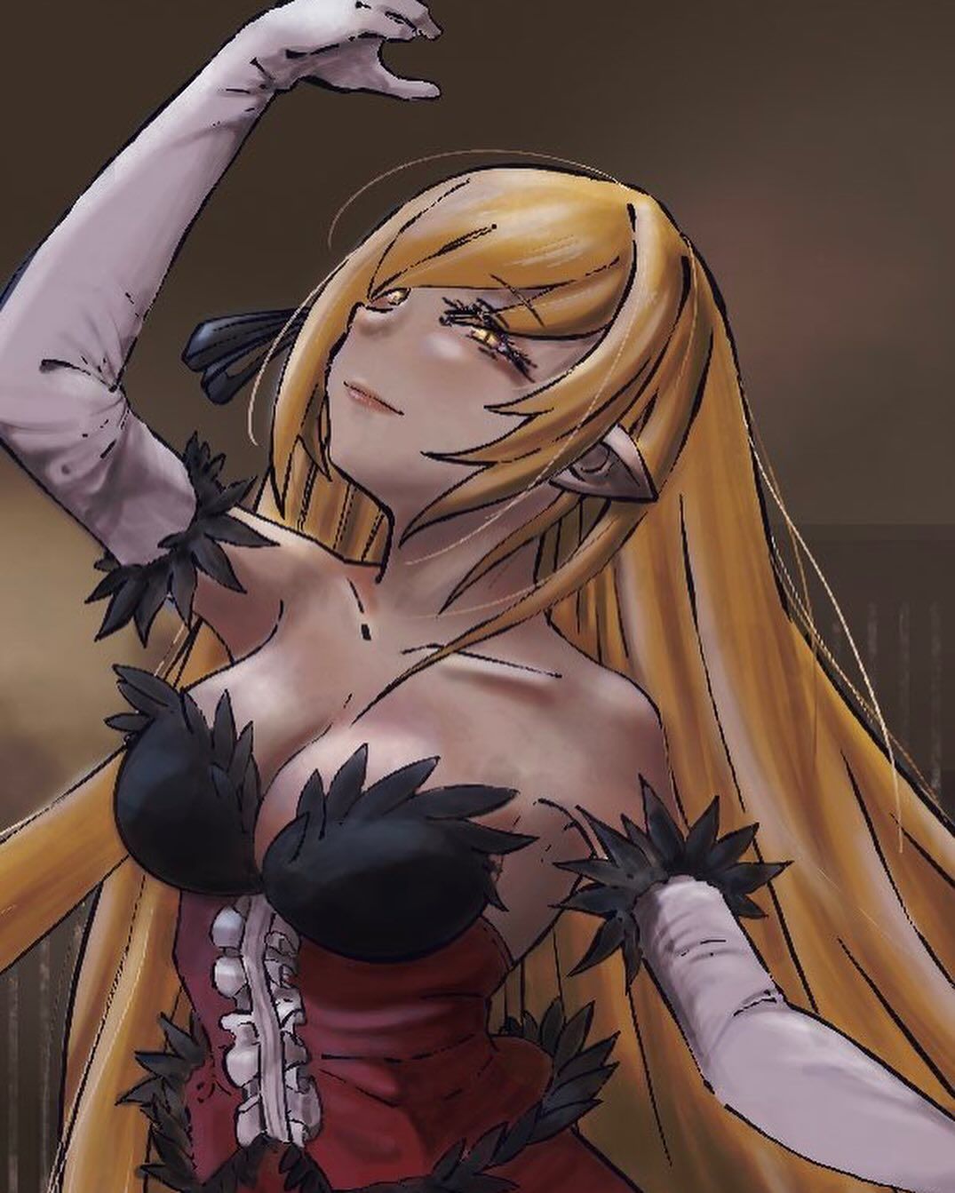 イラスト #物語シリーズ #傷物語 #キスショットアセロラオリオンハート