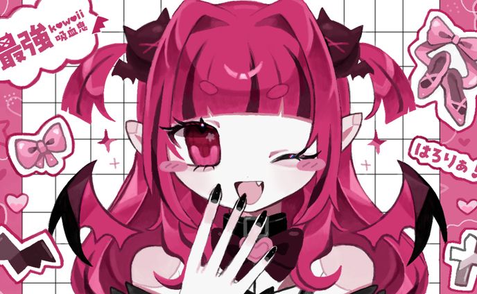 [Warks]配信サムネイル及びグッズイラスト