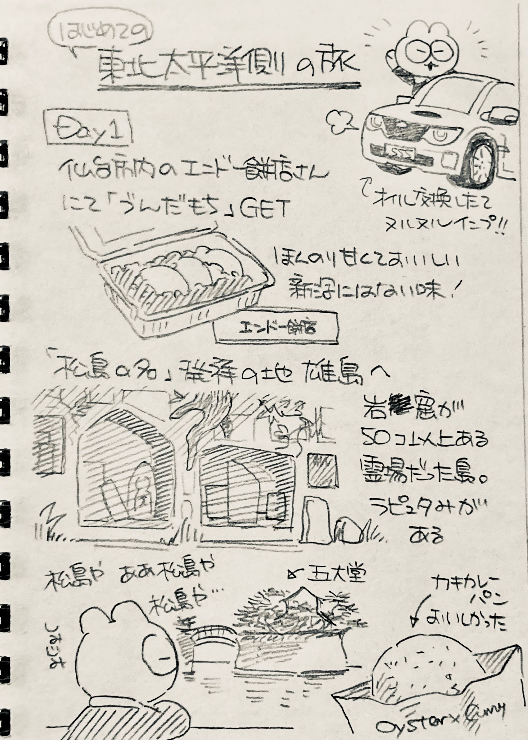 WRX車中泊でゆく 東北の旅（2022年）-1