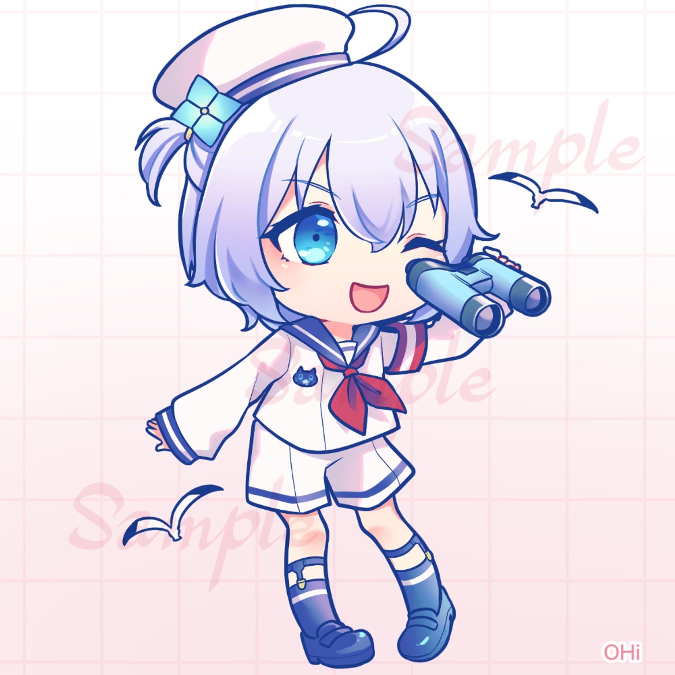 ミニキャライラスト（のん様）-1