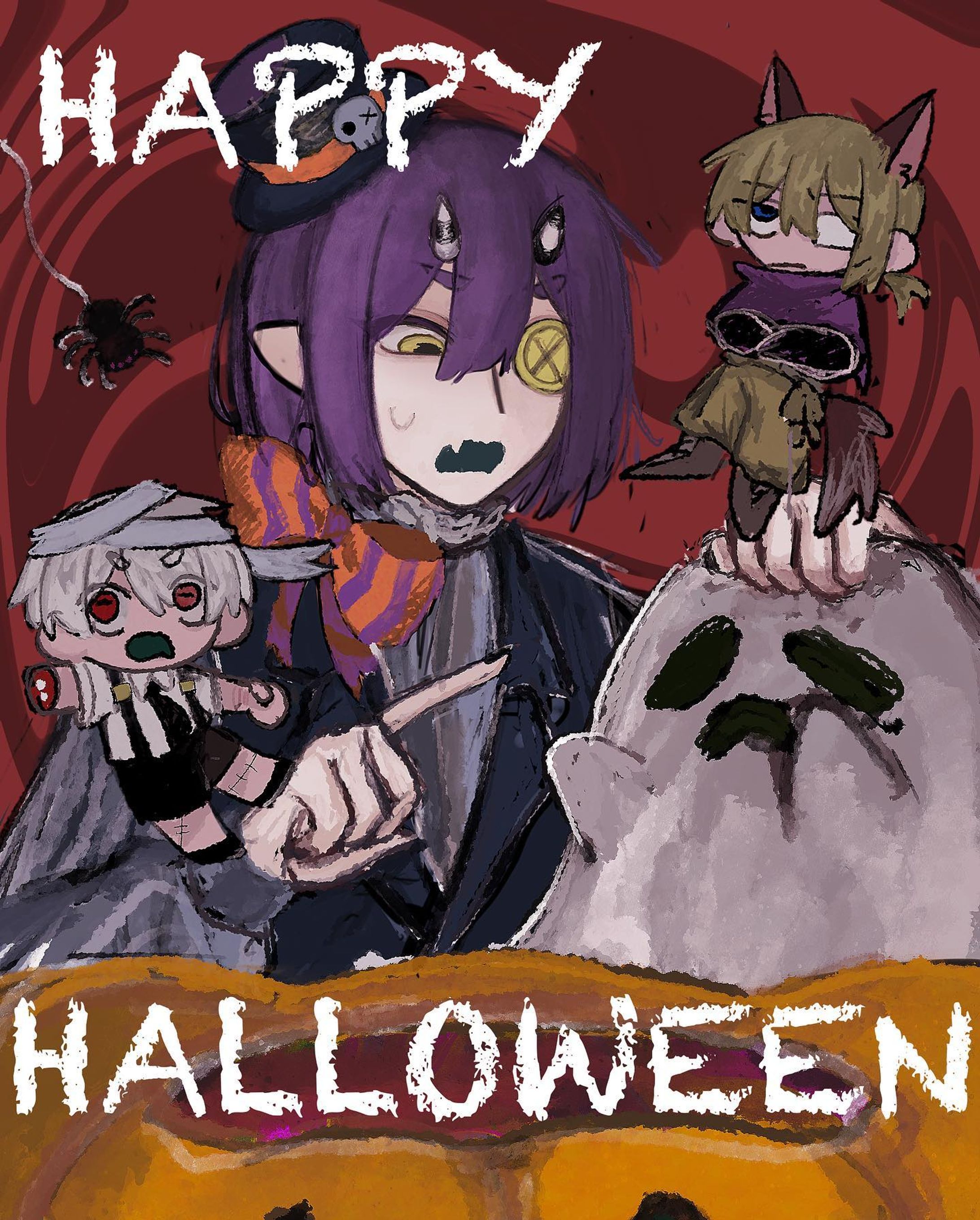 🎃Happy Halloween👻

#illustration #oc #illust-1