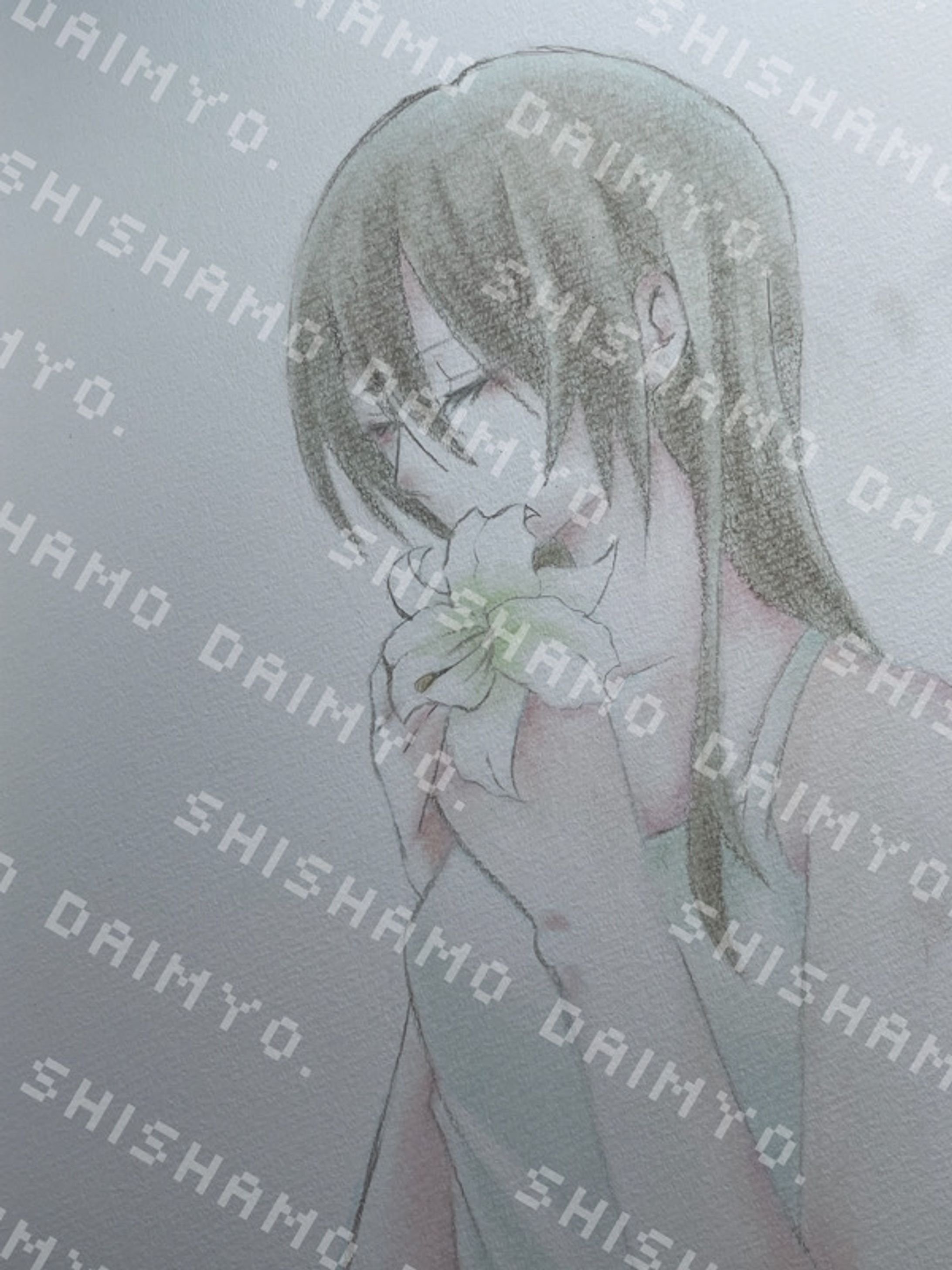 パステル画(人物)-1