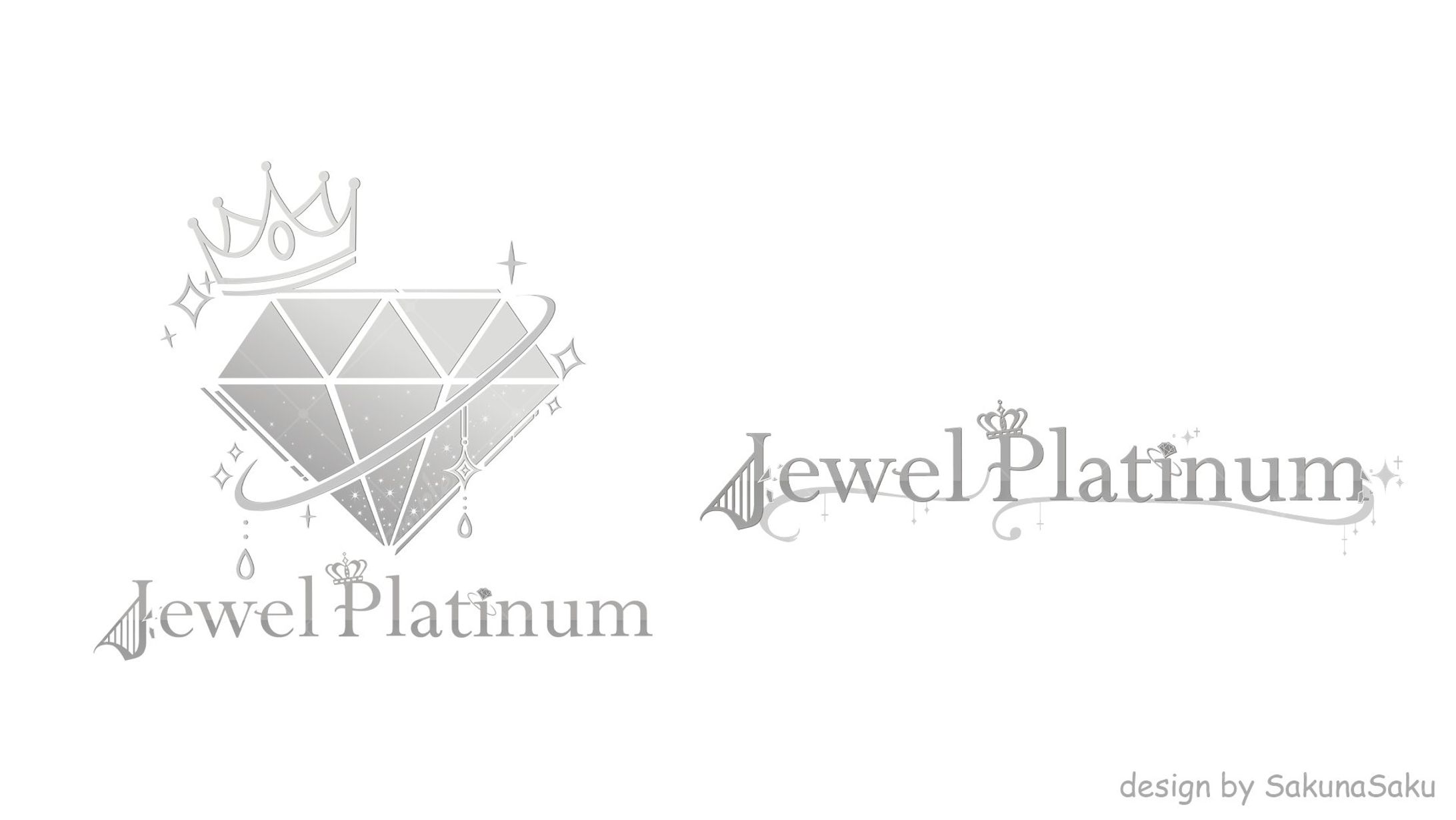 【ご依頼】VTuberグループ Jewel Platinum シンボルロゴ-1