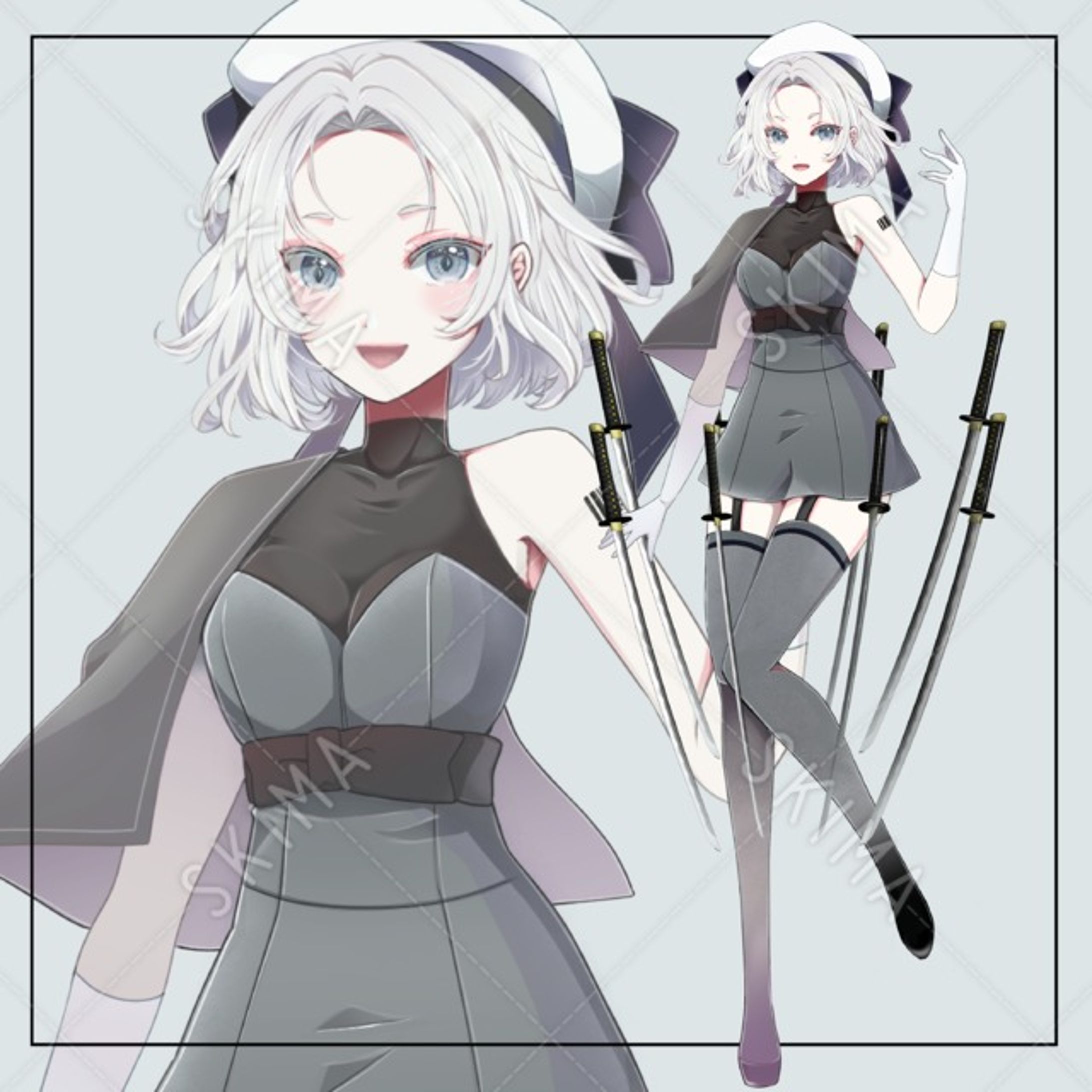 過去 立ち絵 【武器を持った女性キャラまとめ】-1