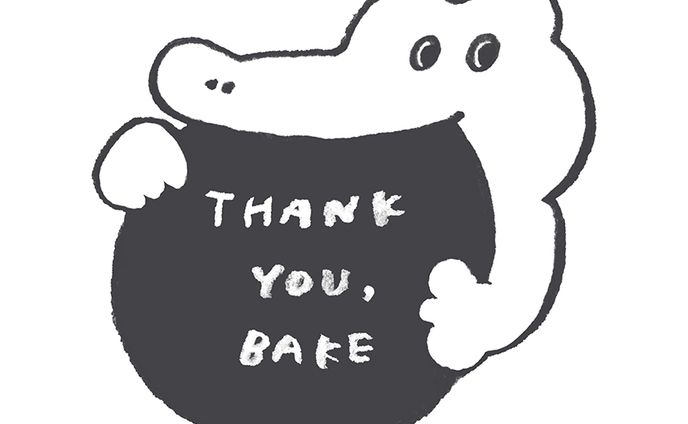株式会社プランタン／焼き菓子専門店「ＴＨＡＮＫ ＹＯＵ , ＢＡＫＥ」ロゴデザイン等制作 