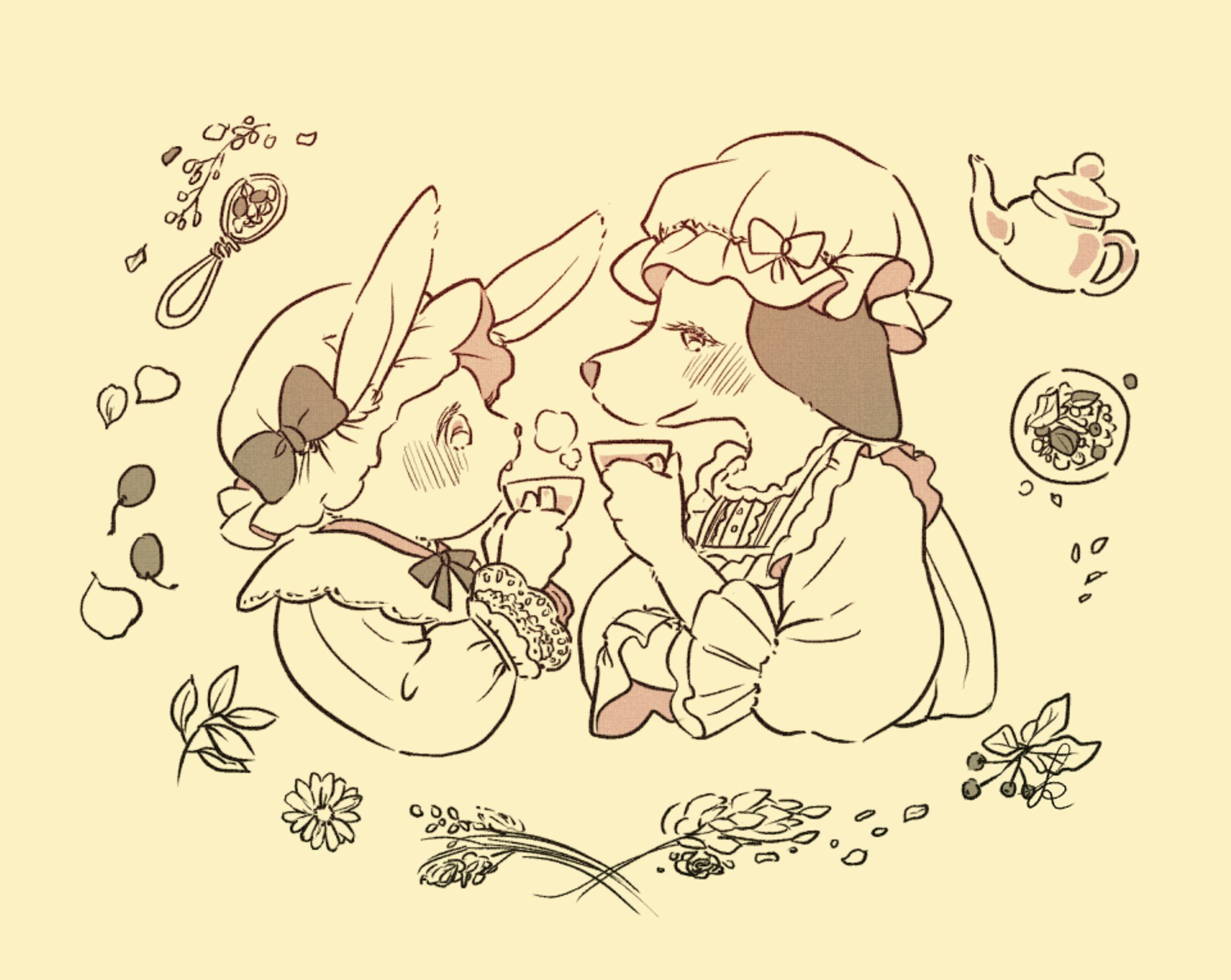 【テーマ作品】絵本・挿絵風イラスト-1