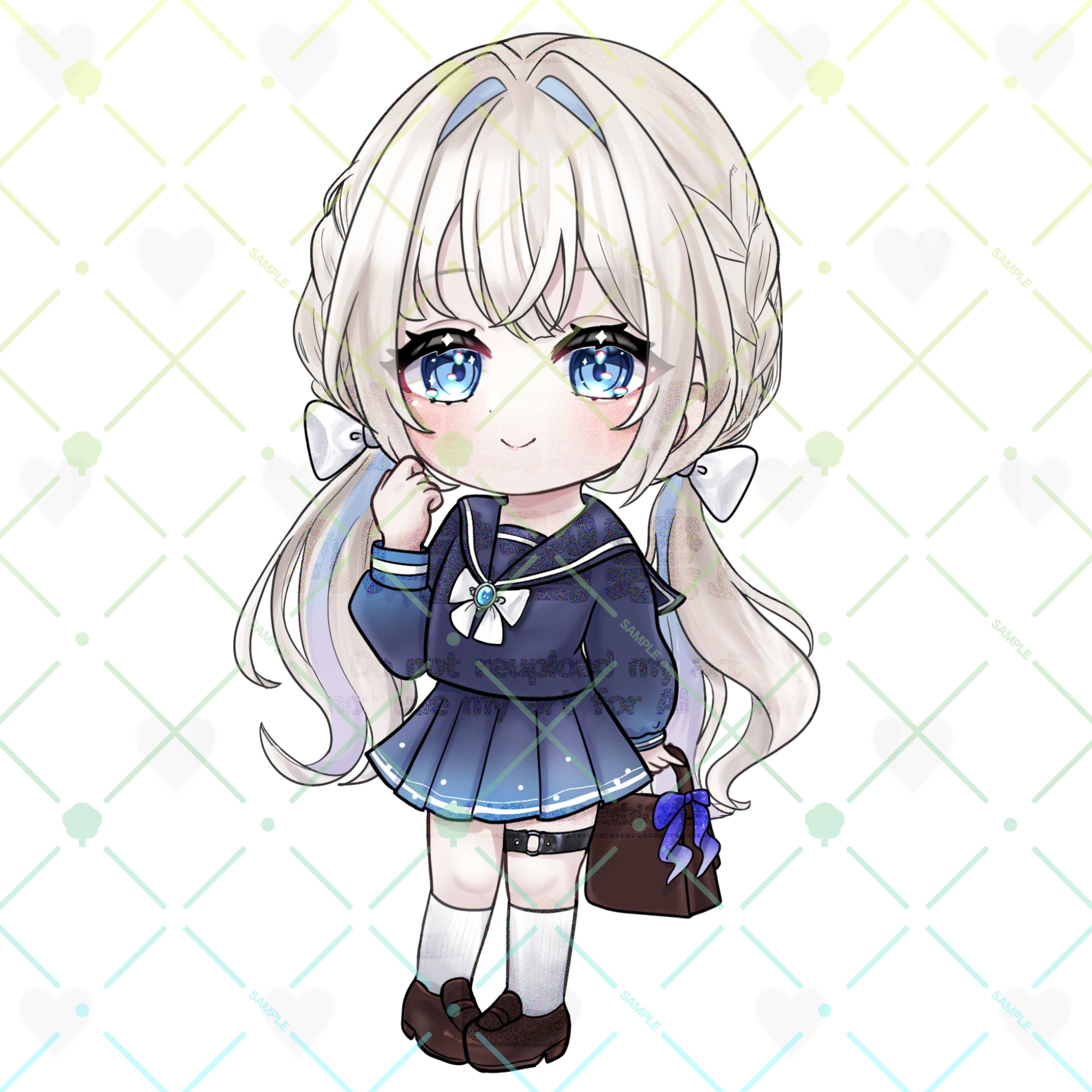 【企画】 月見里乃彩様セーラー服イラスト-1