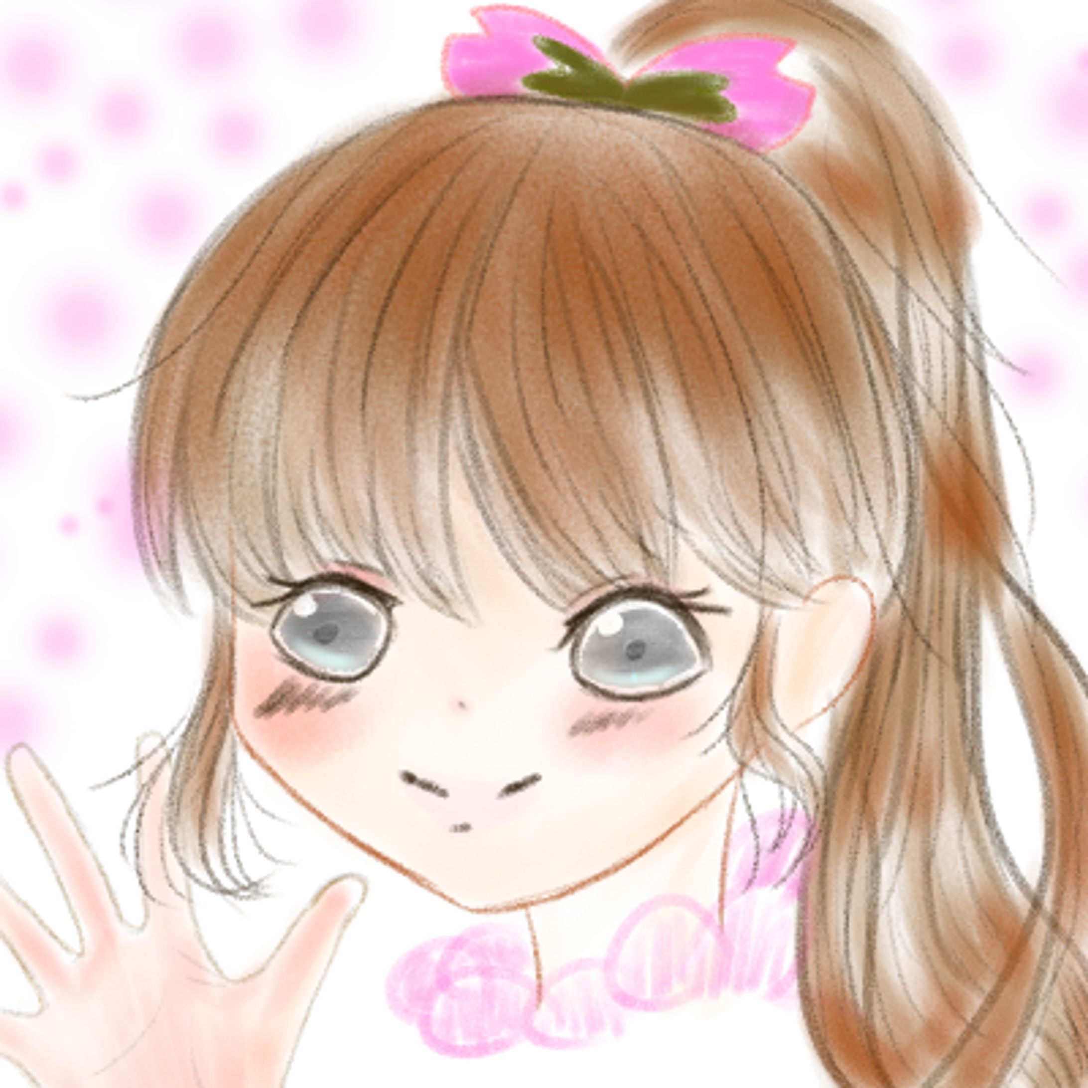 【アイコン風】春🌸女の子-1