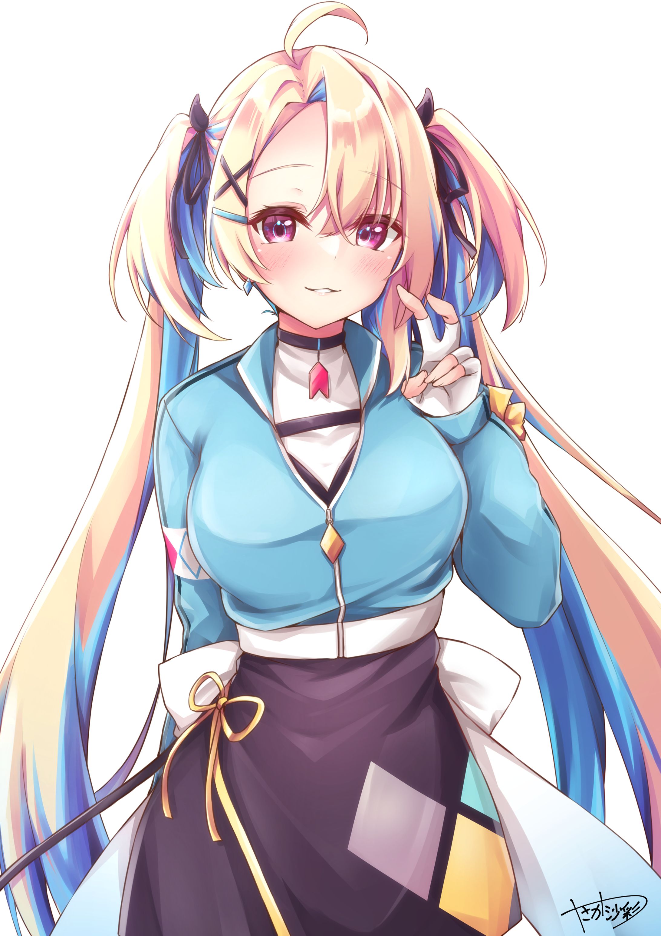 原神 フリーナ 手描きイラスト ファンアート