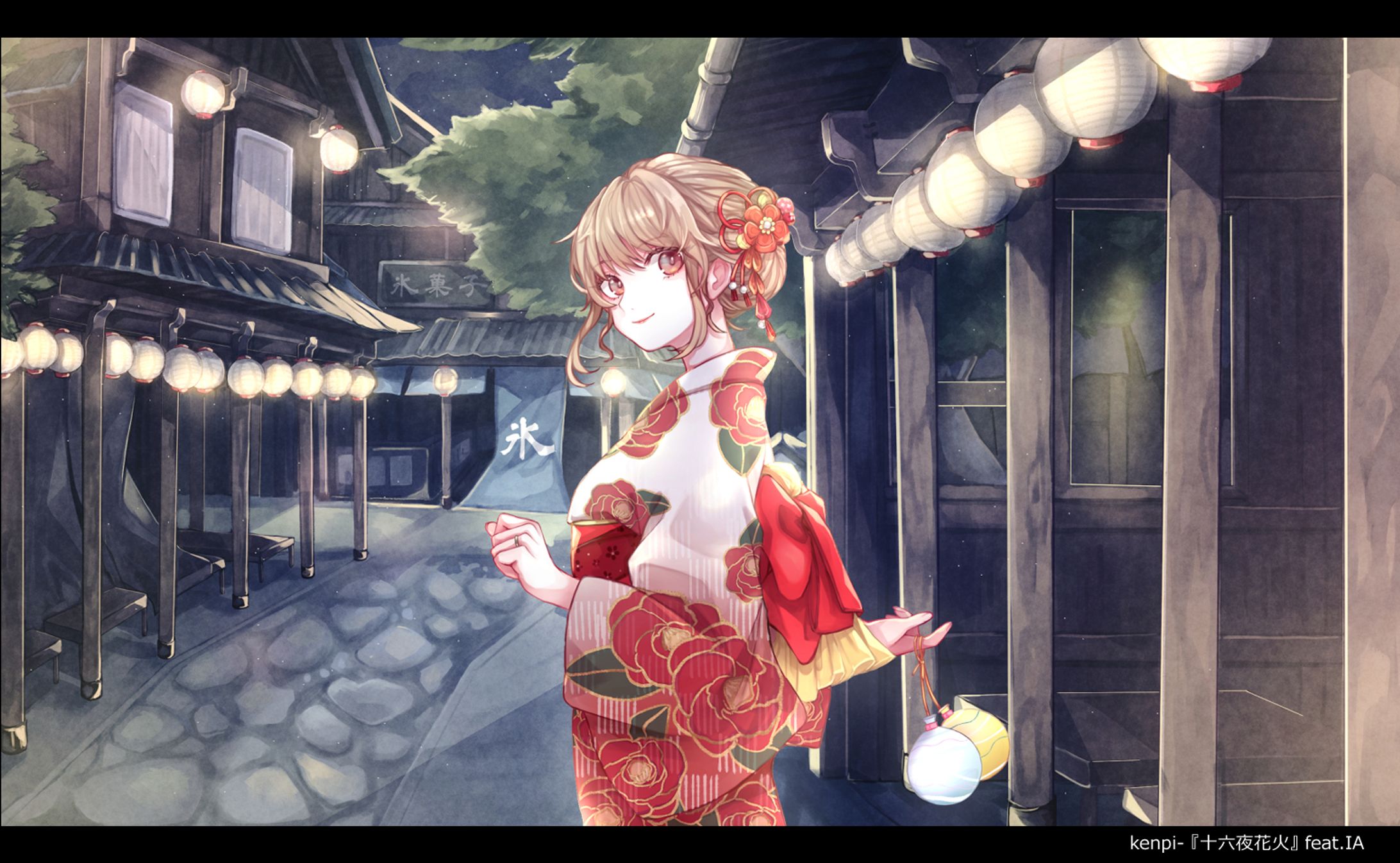 kenpi様「十六夜花火」MVイラスト-1
