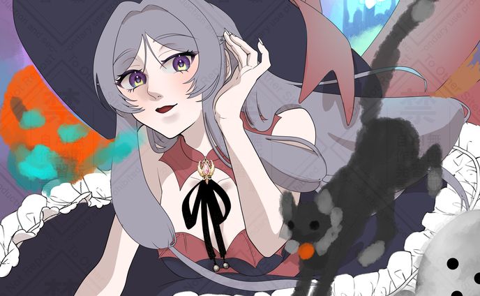 ハロウィン 紫月紫